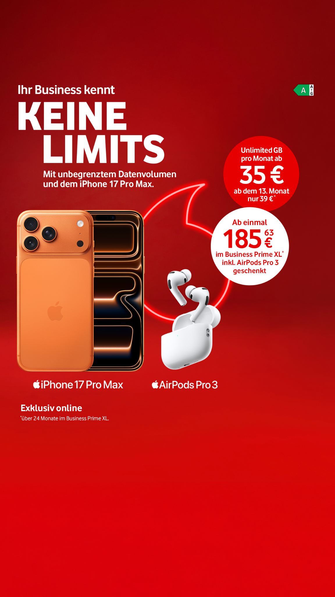 Vodafone Deutschland Facebook ad