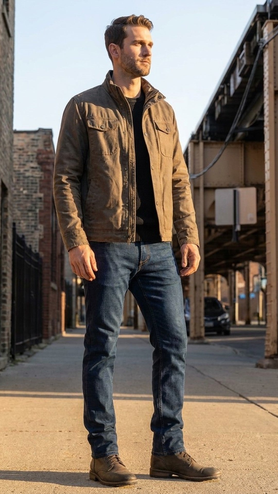Dearborn Denim & Apparel Facebook ad: American Made. $79.