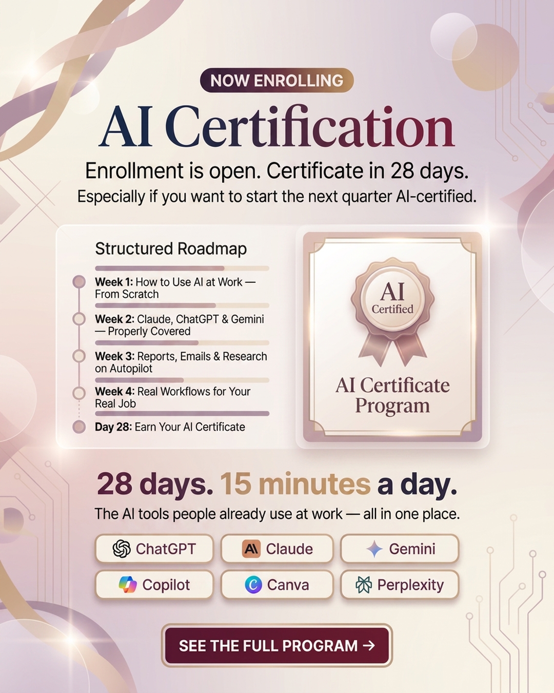 AI Simplified Facebook ad