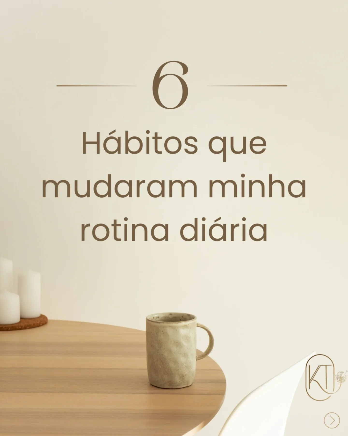 Equilibrium Facebook ad: 6 hábitos simples que mudaram minha rotina diária