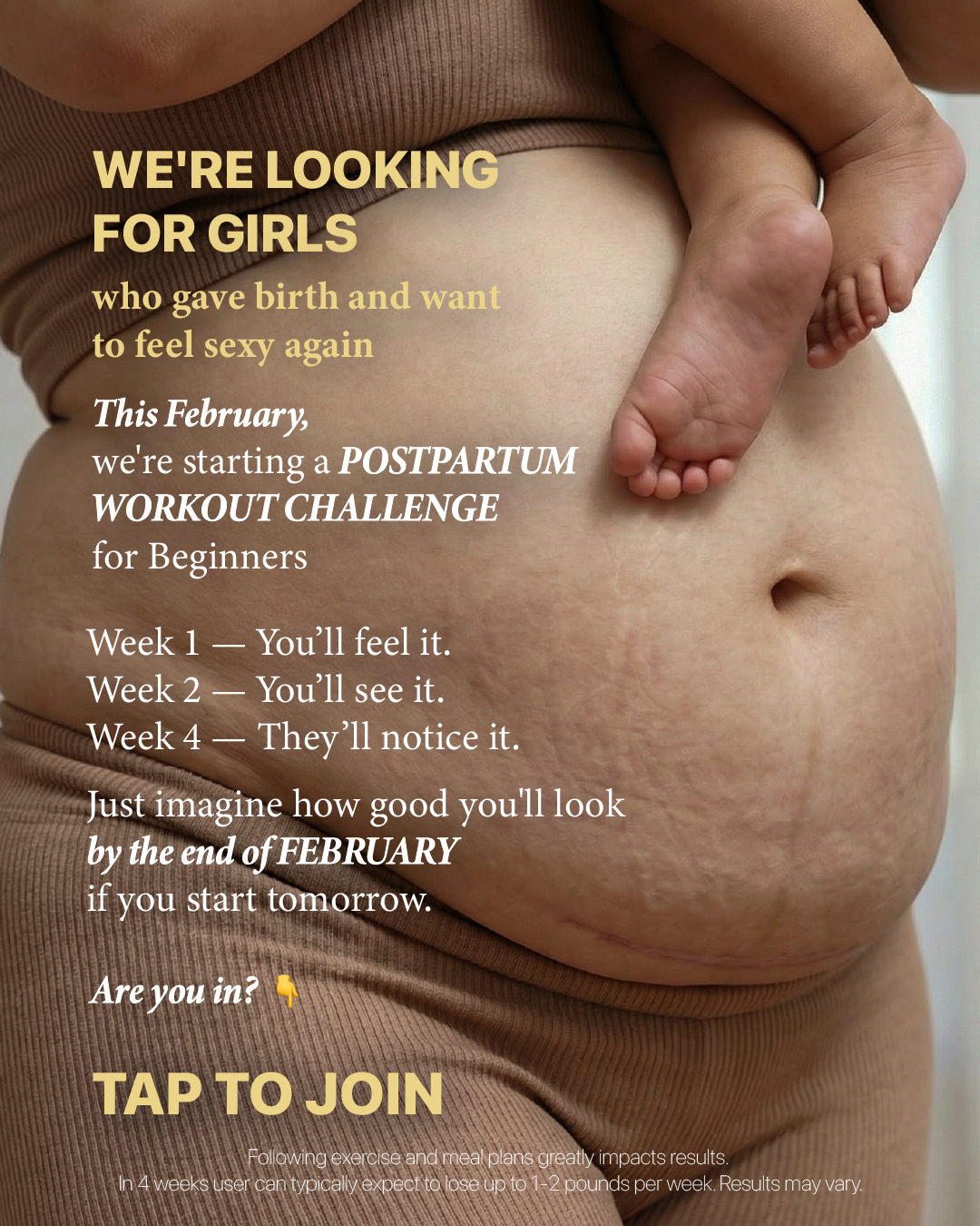 28 Day Challenge Facebook ad