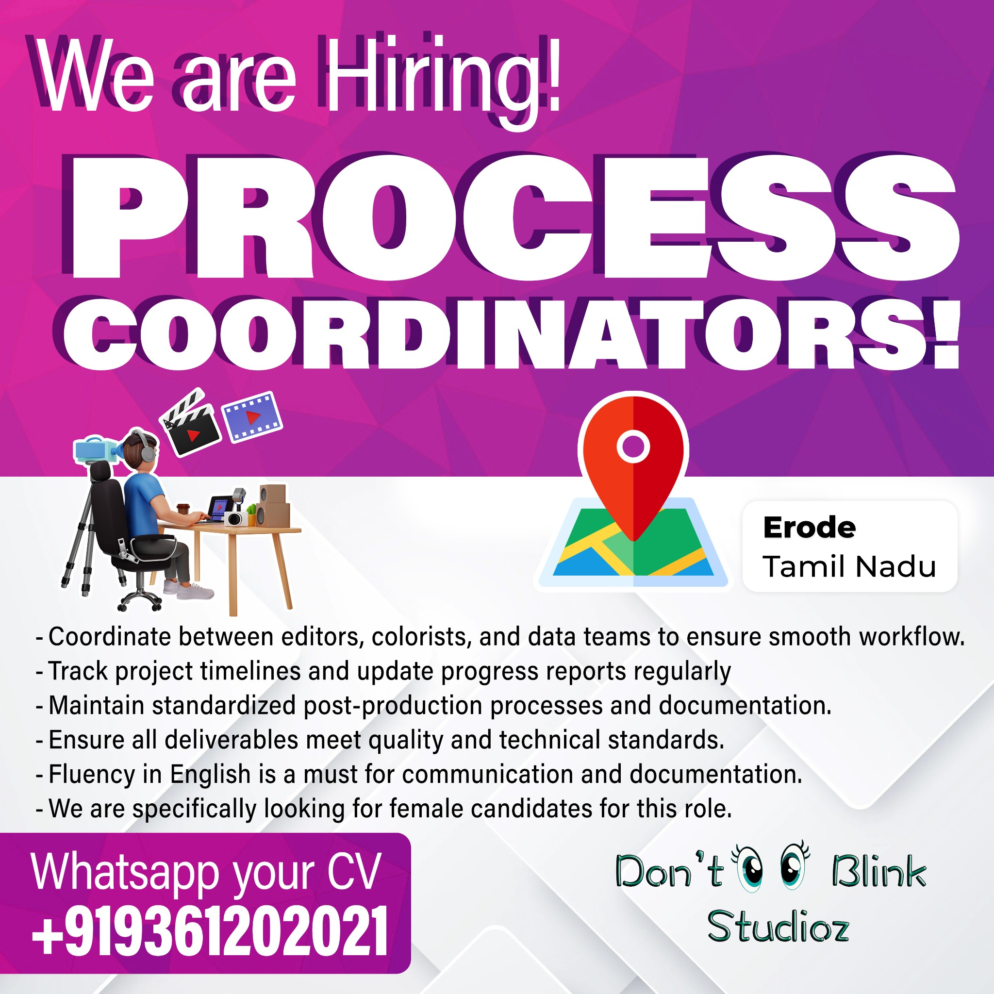 Don't Blink StudioZ Facebook ad