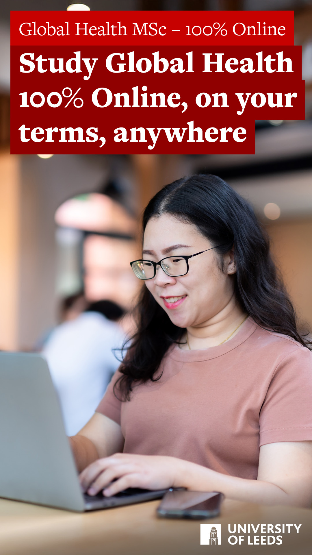 Online Courses at the University of Leeds Facebook ad