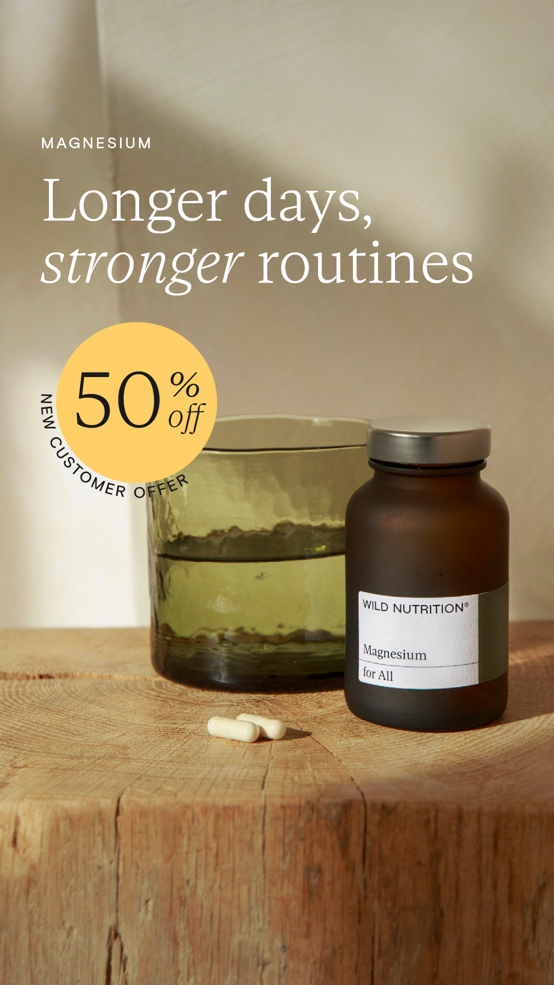 Wild Nutrition Facebook ad