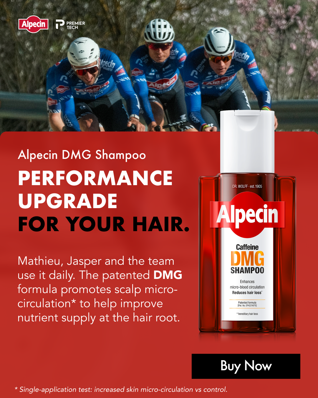 Alpecin Facebook ad