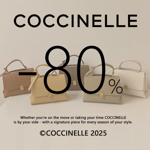 Coccinelle Outlet Facebook ad: COCCINELLE at Unmissable Prices, While Stocks Last