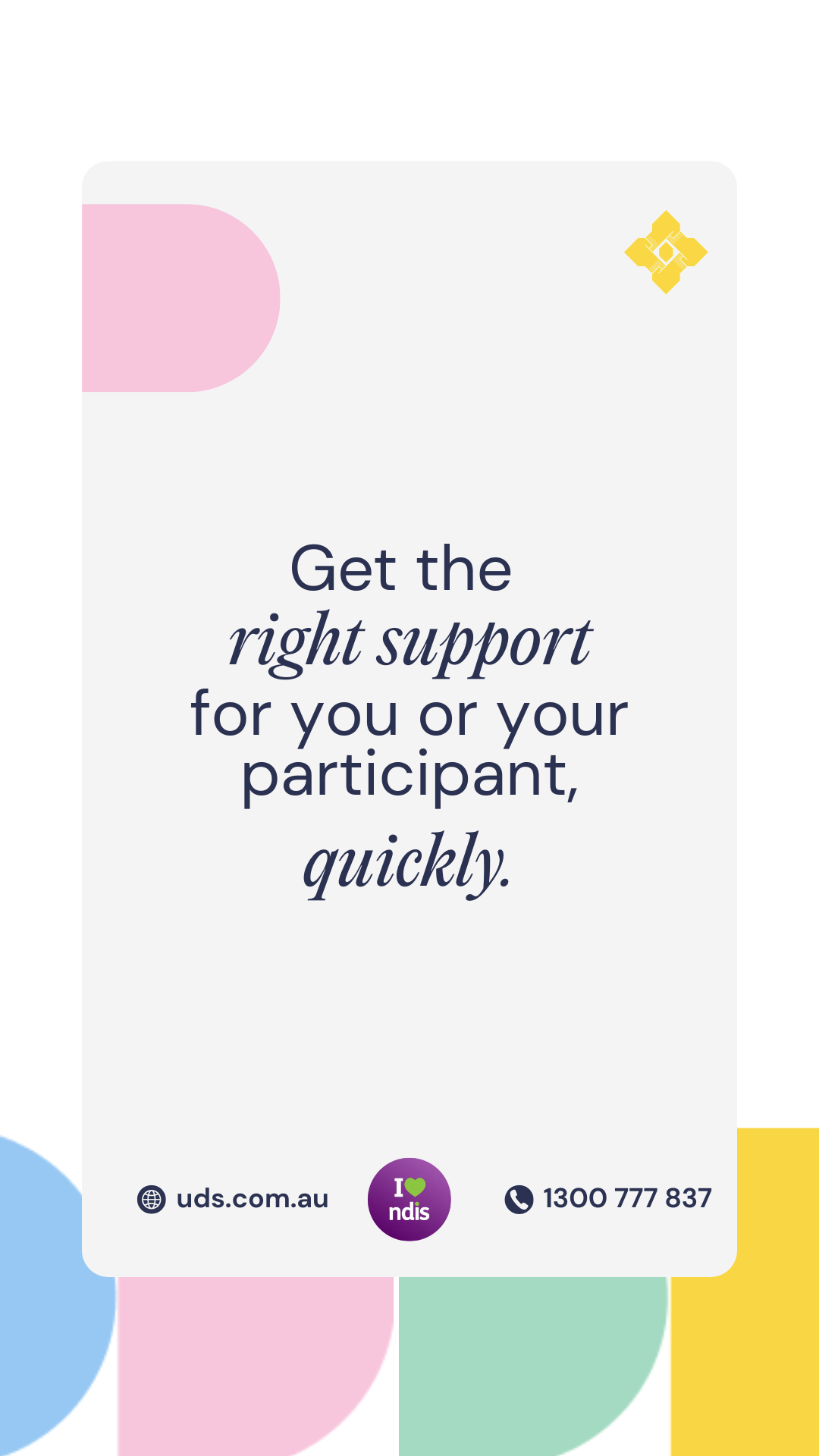Unify Disability Services Facebook ad