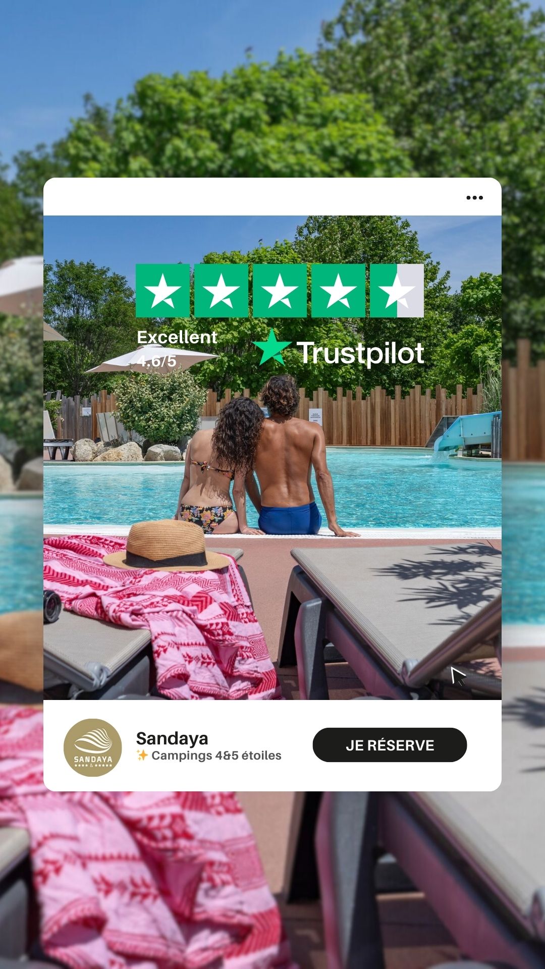 Campings Sandaya Facebook ad
