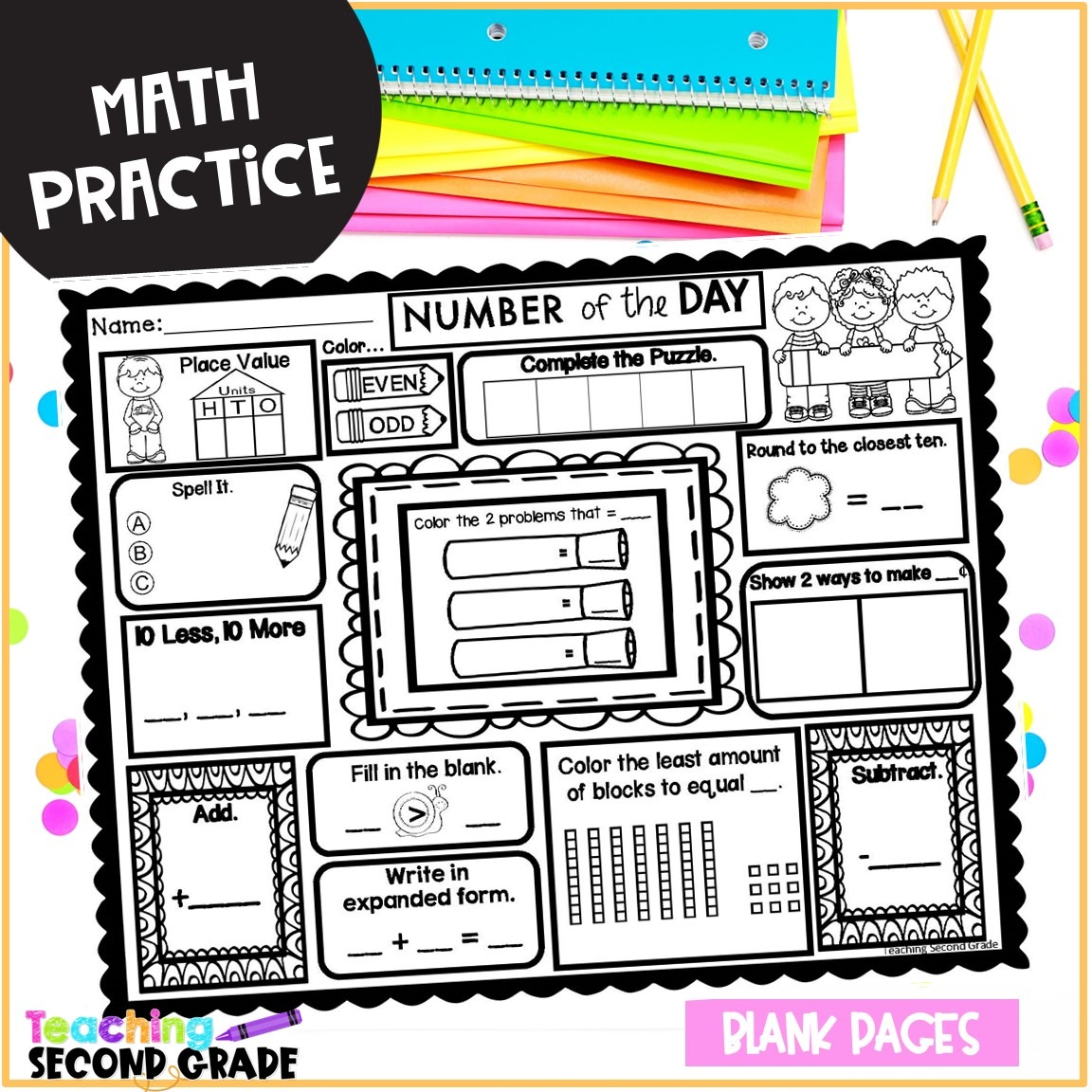 Teaching Second Grade Facebook ad