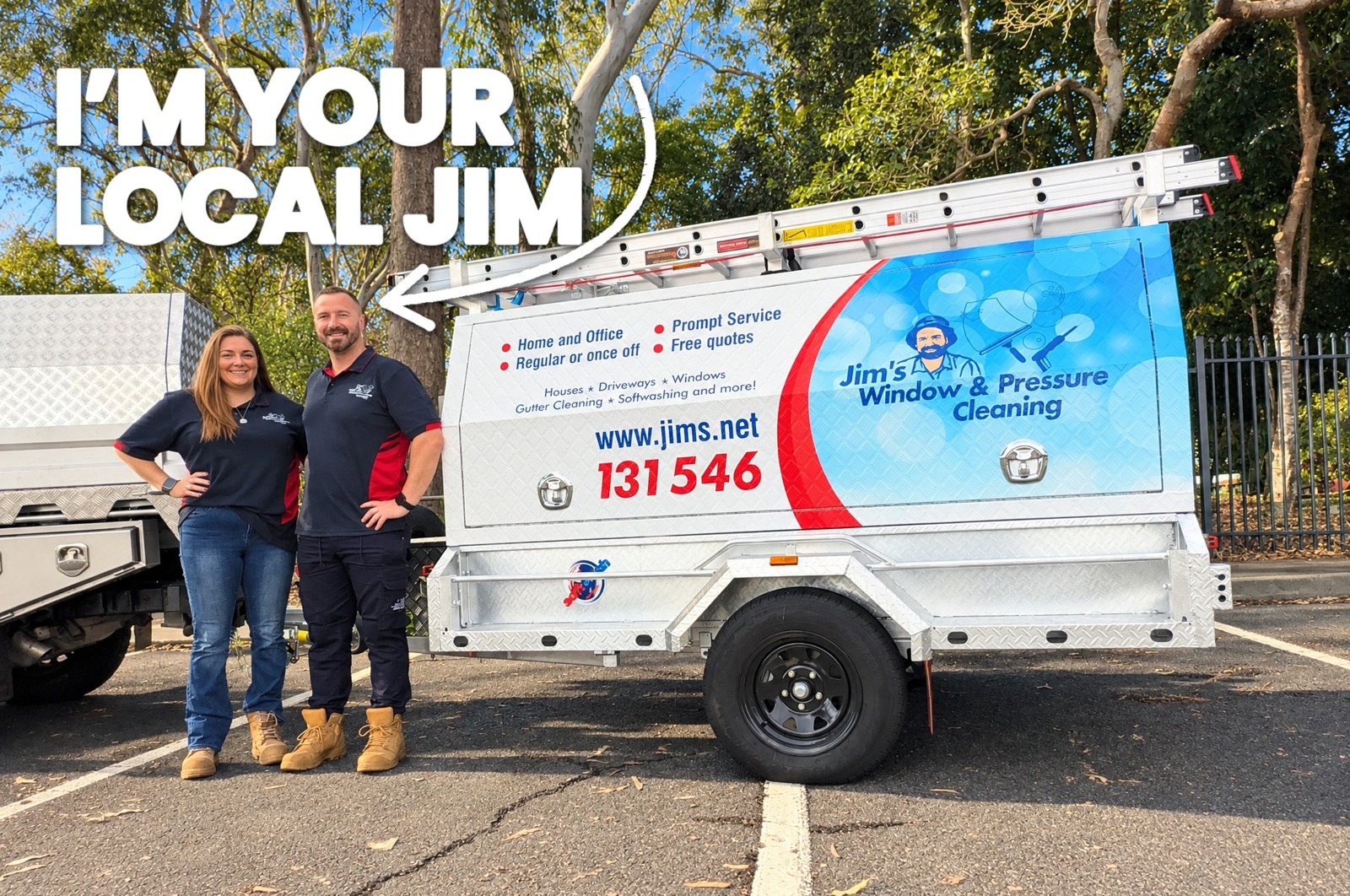 Jim's Window and Pressure Cleaning QLD Facebook ad