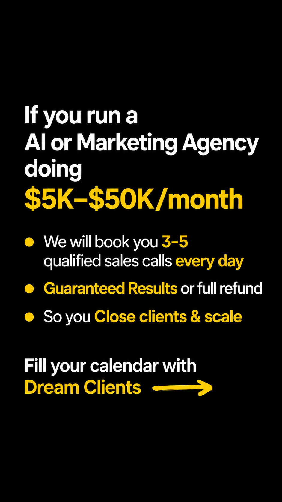 Catalyst Acquisition Facebook ad