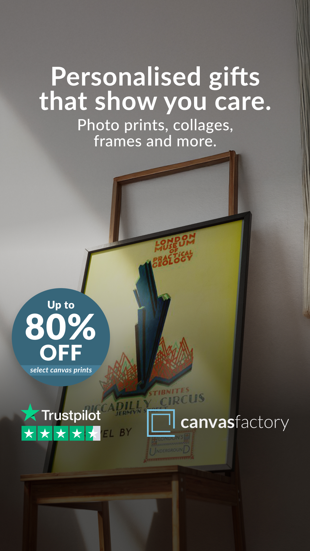 Canvas Factory Facebook ad from Jan 26, 2026