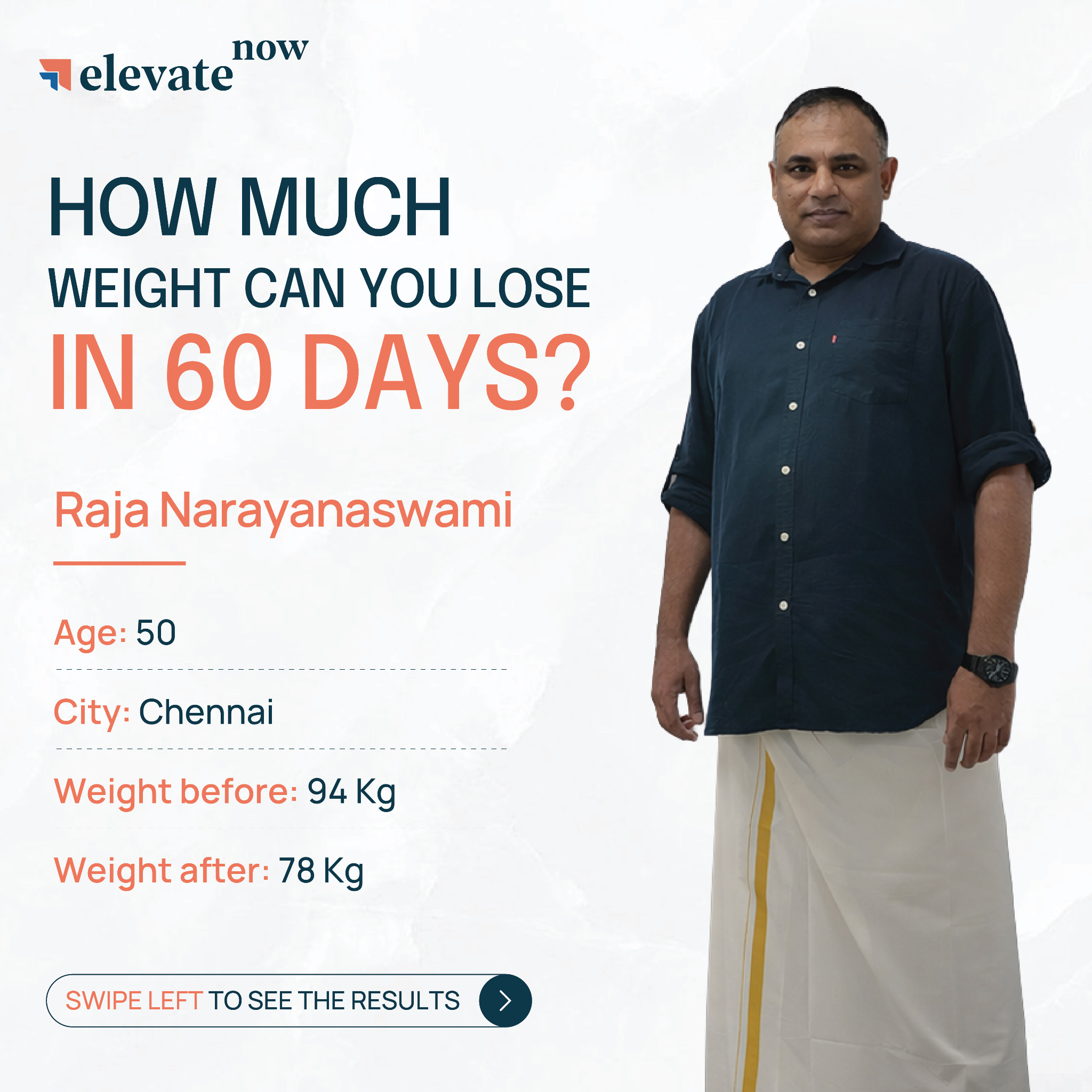 Elevate Now Facebook ad: 25000+ happy customers.