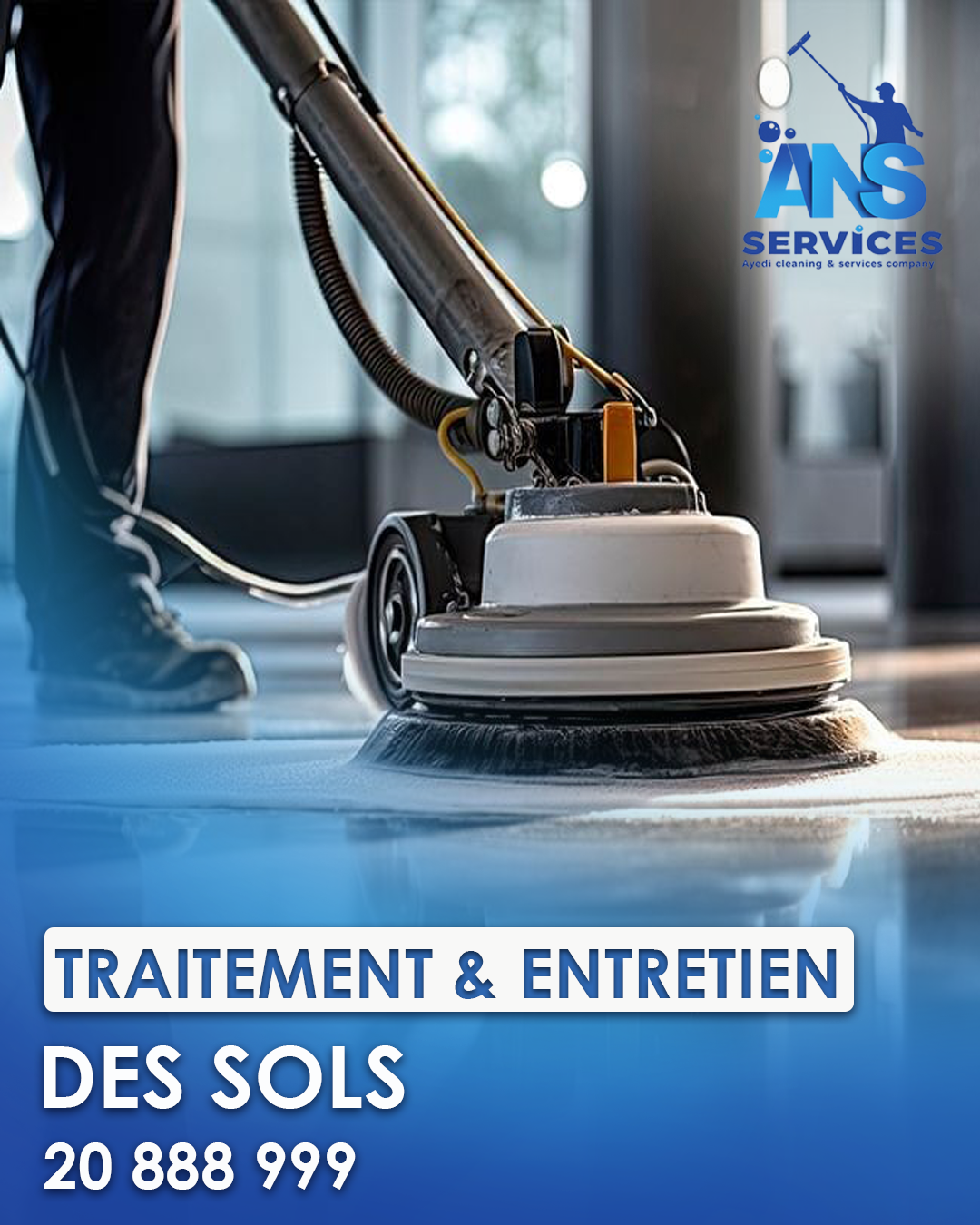 ANS Services Facebook ad: Nettoyage industriel