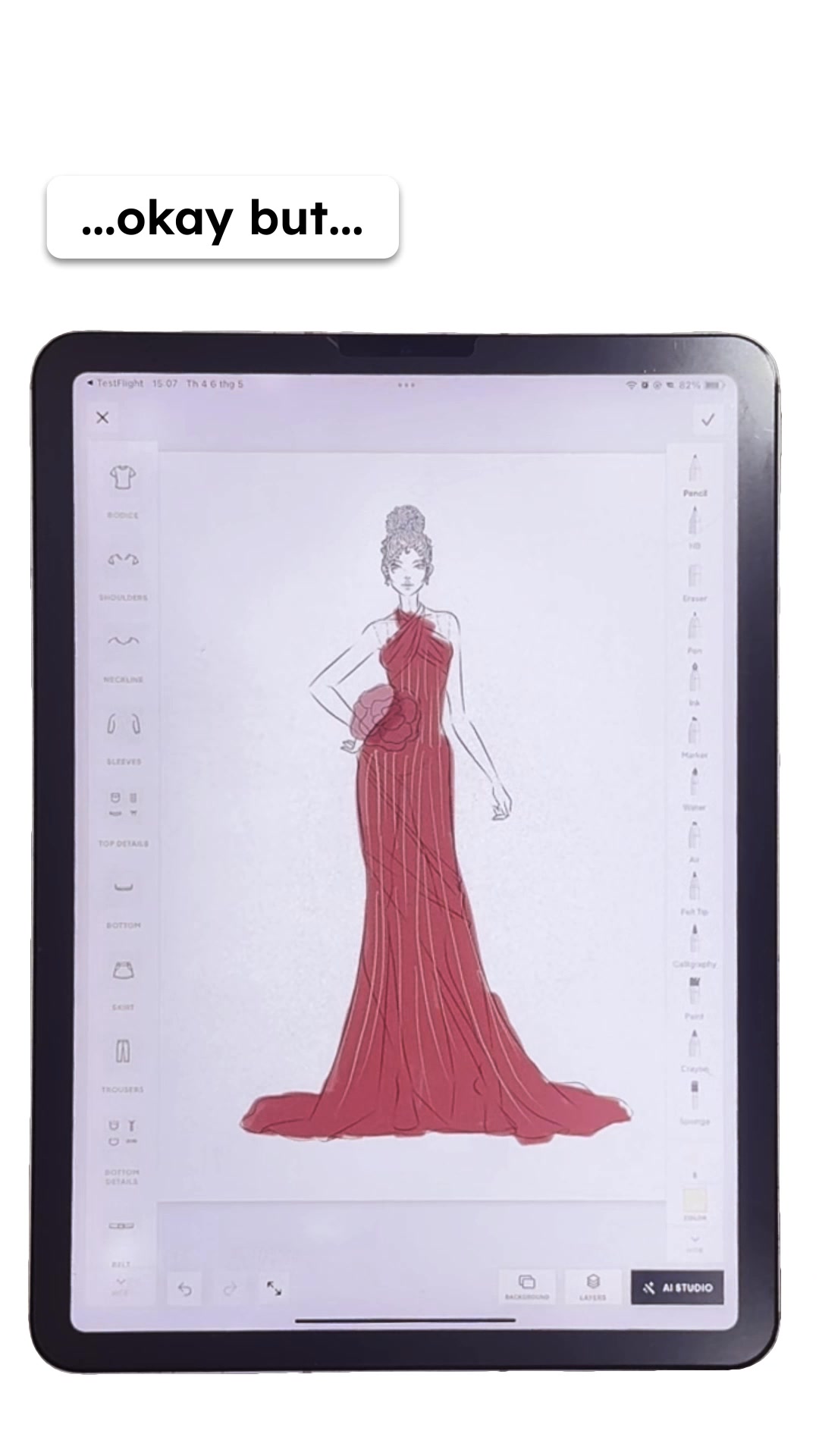 Newway Apps Facebook ad: Drawing Trendy Fashion