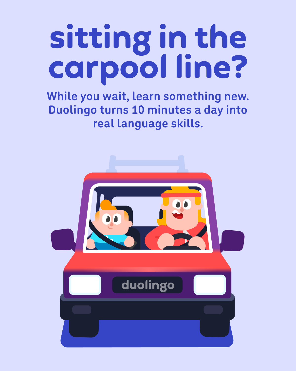 Duolingo Facebook ad