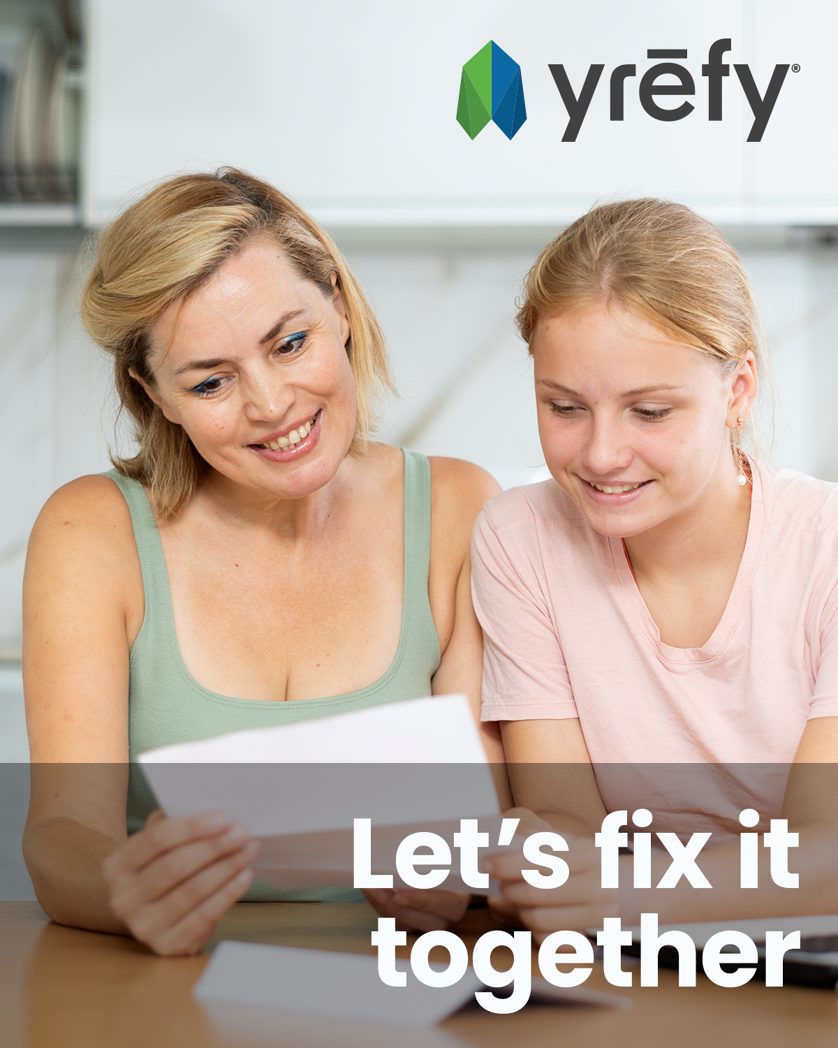 Yrefy, LLC Facebook ad