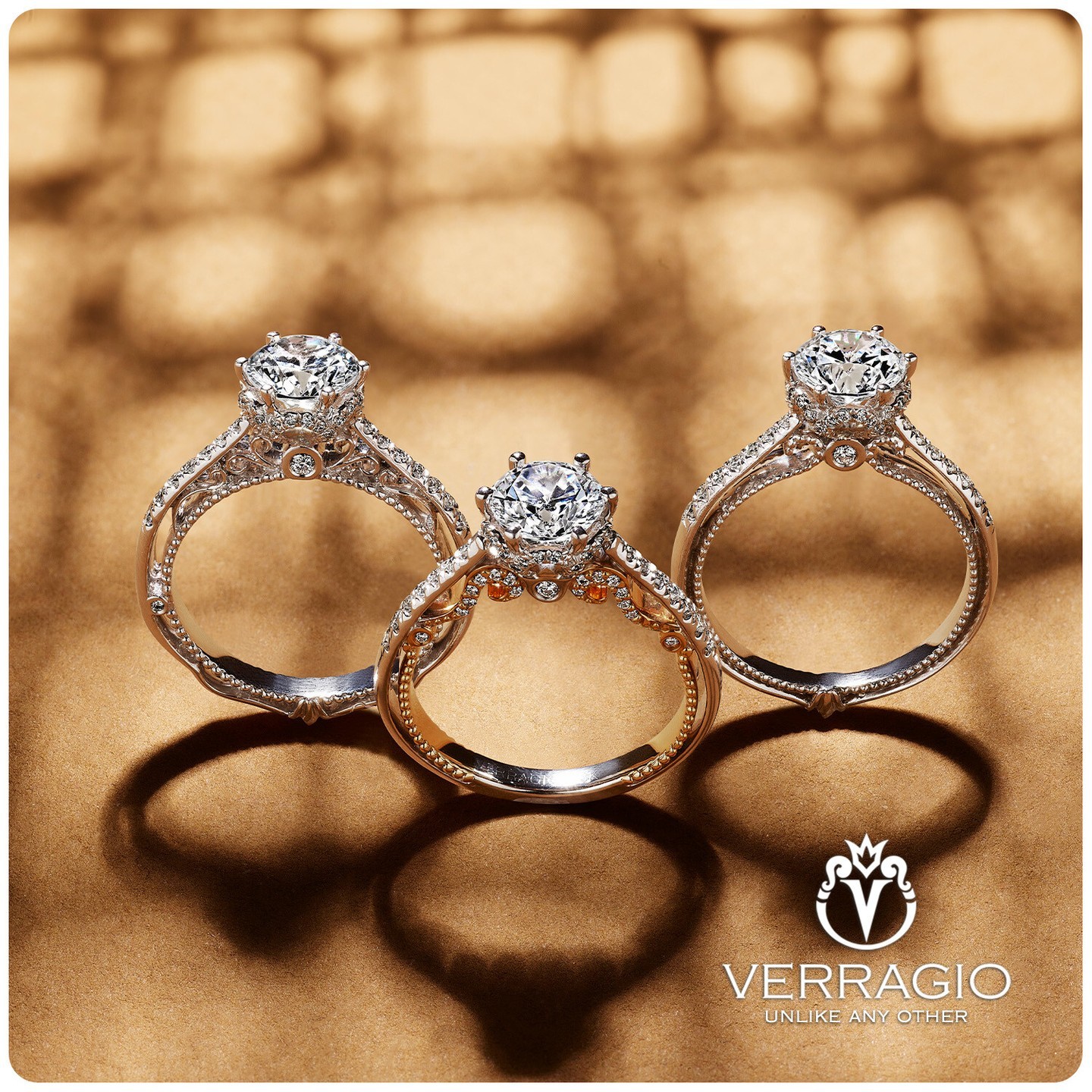 Verragio Engagement Rings and Wedding Bands Facebook ad