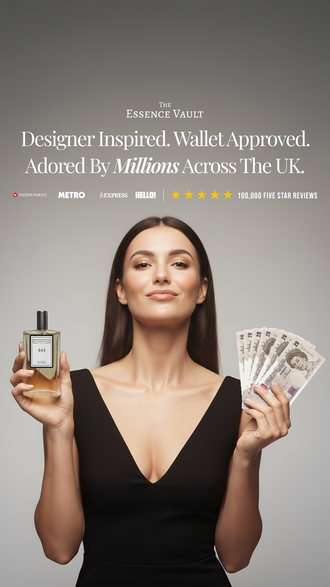 The Essence Vault Facebook ad