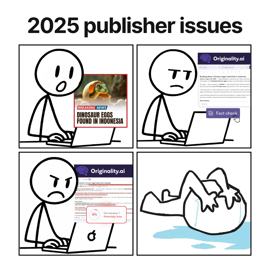 Originality.AI - AI Detection and Plagiarism Checking Facebook ad