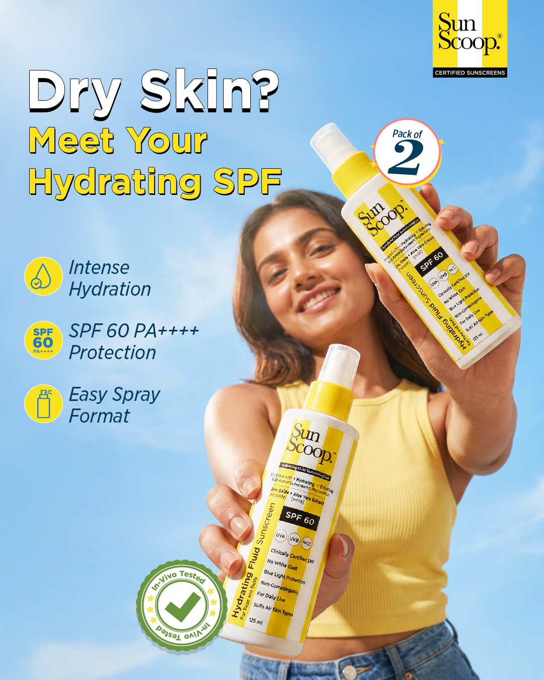 Sunscoop SPF Facebook ad