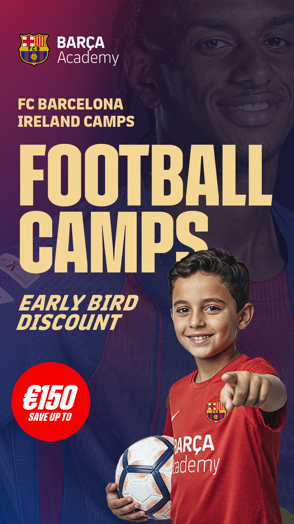 Barça Academy Ireland Facebook ad from May 29, 2026