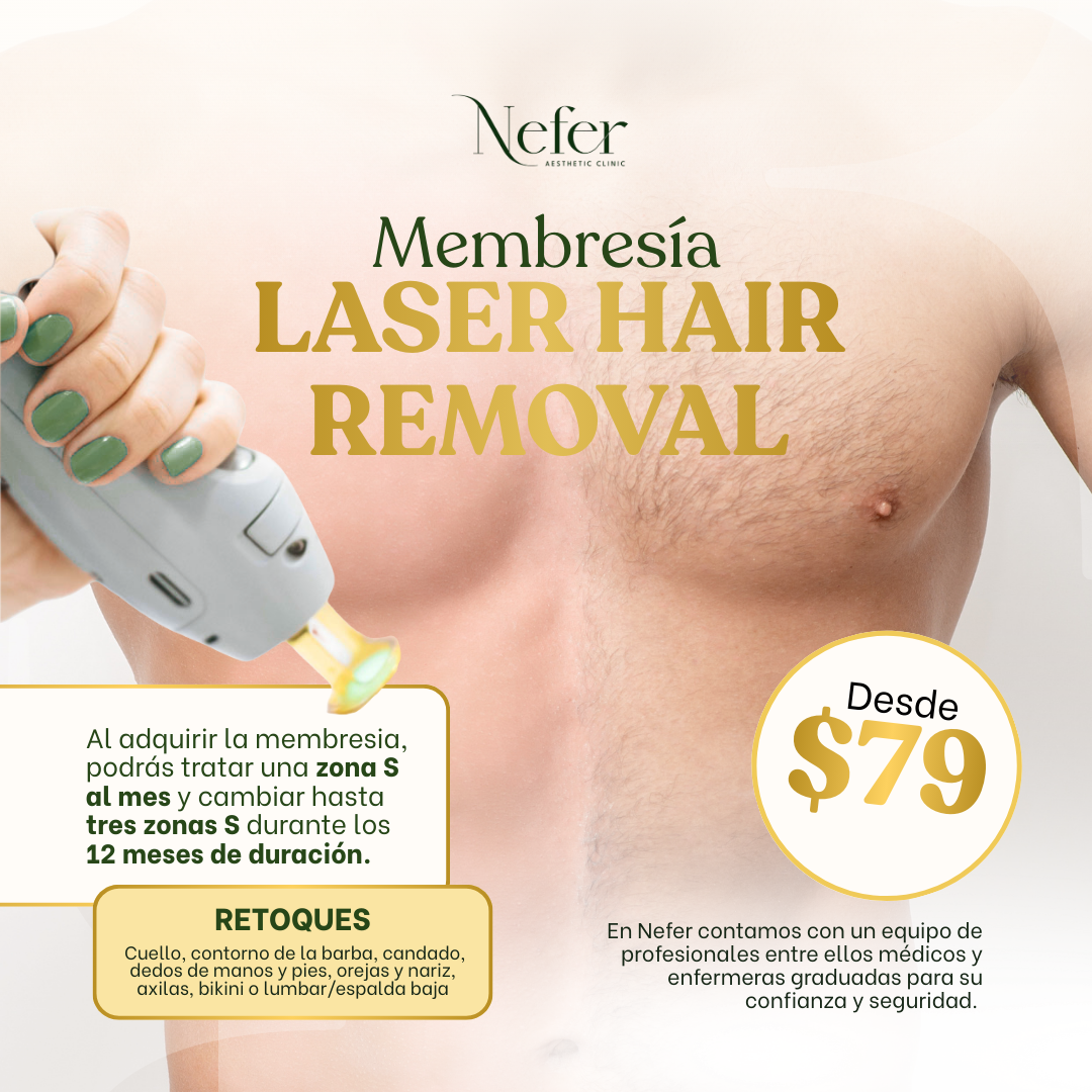 Nefer Aesthetic Clinic Facebook ad from Mar 10, 2026