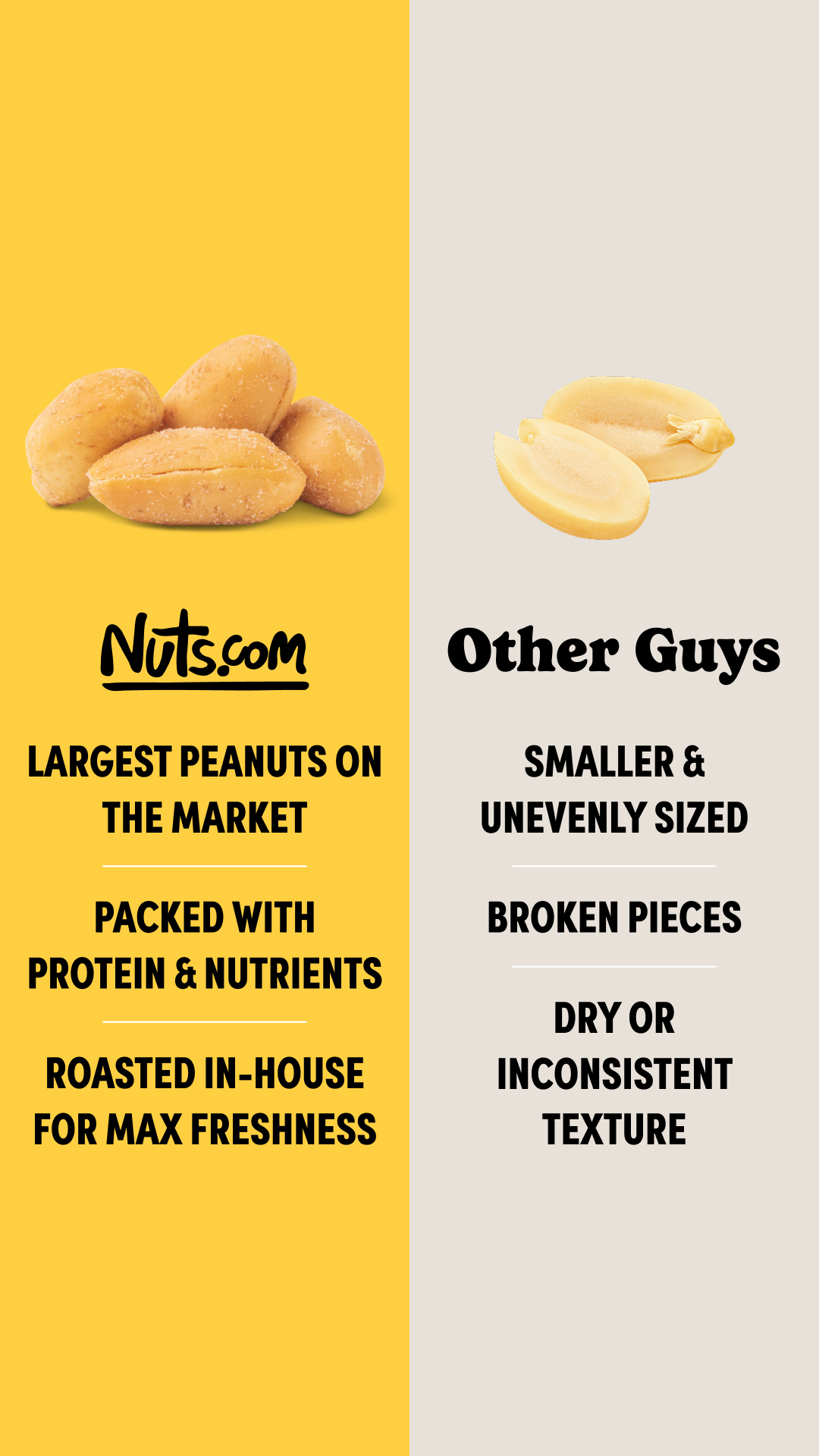 Nuts.com Facebook ad