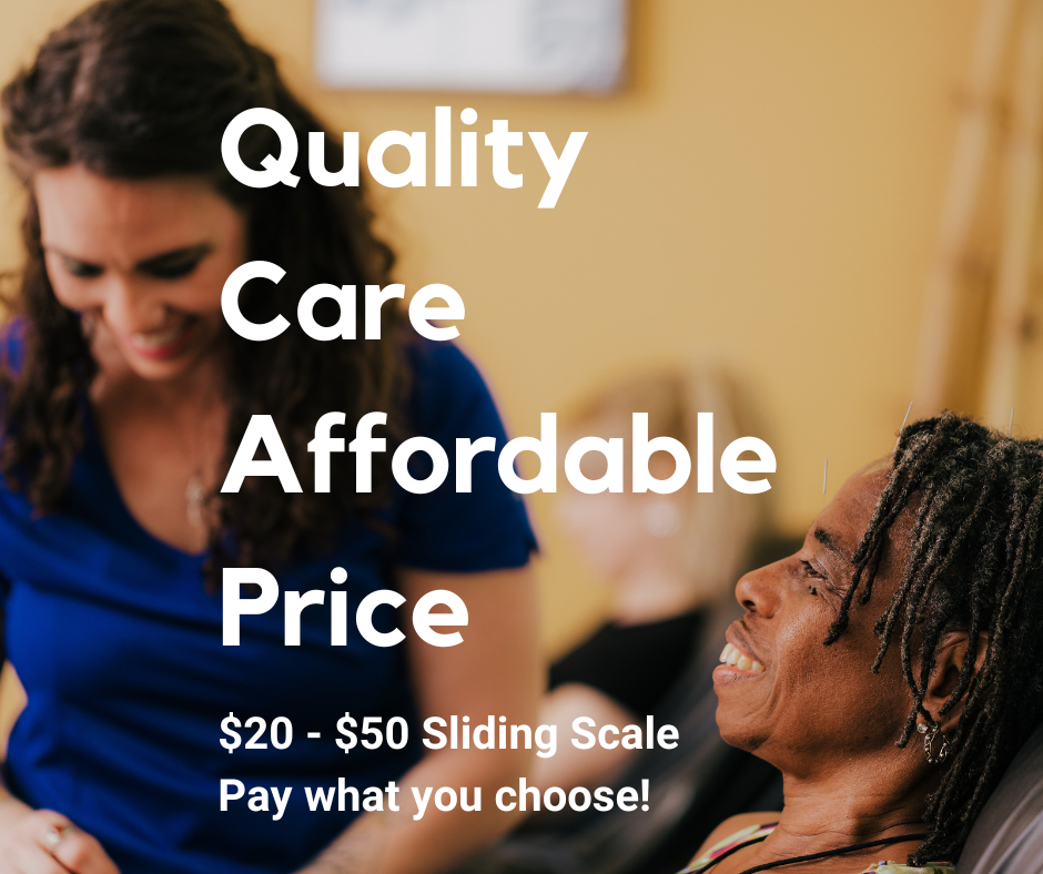 Good Medicine Community Acupuncture Facebook ad