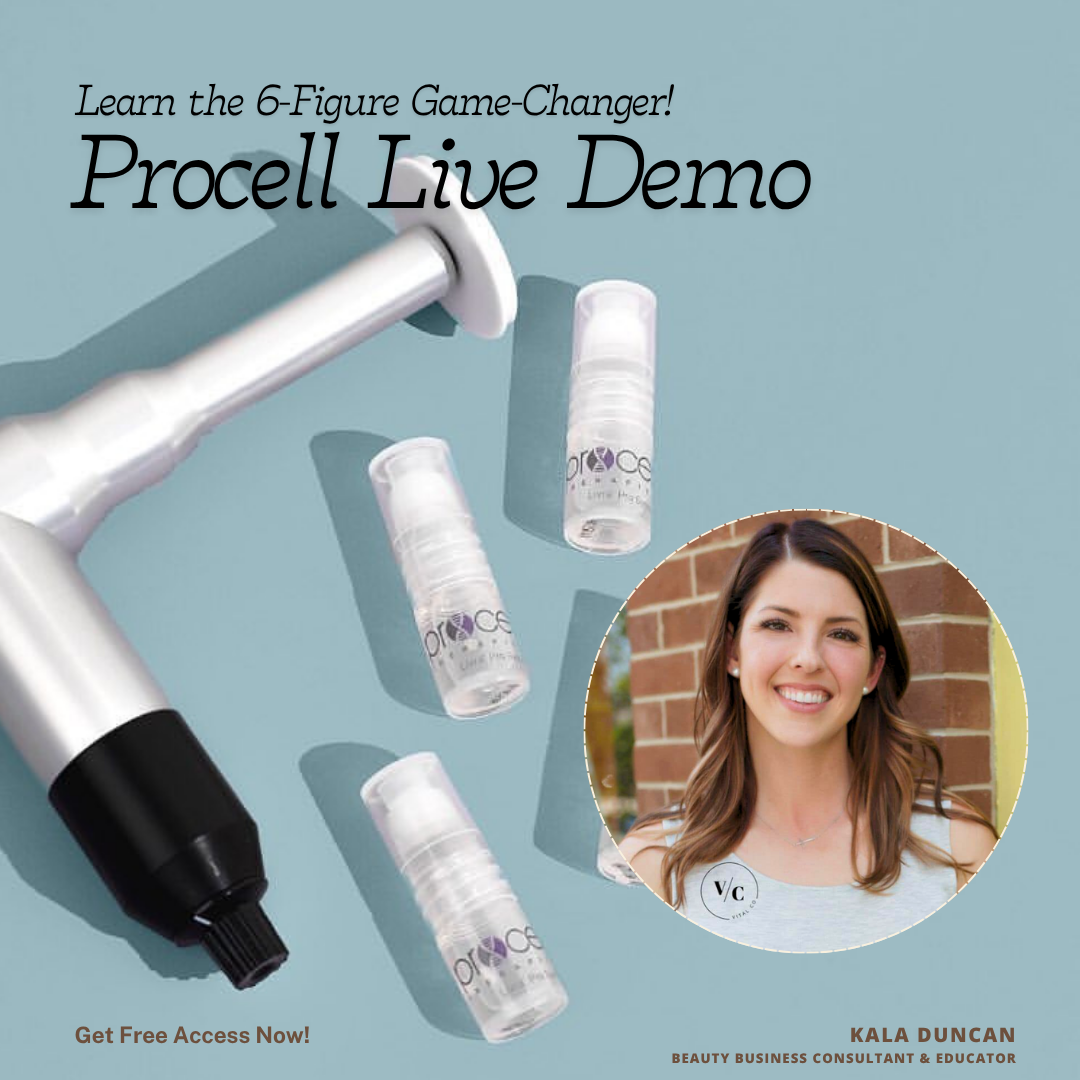 Vital Co Facebook ad: Procell LIVE Demo - FREE Replay