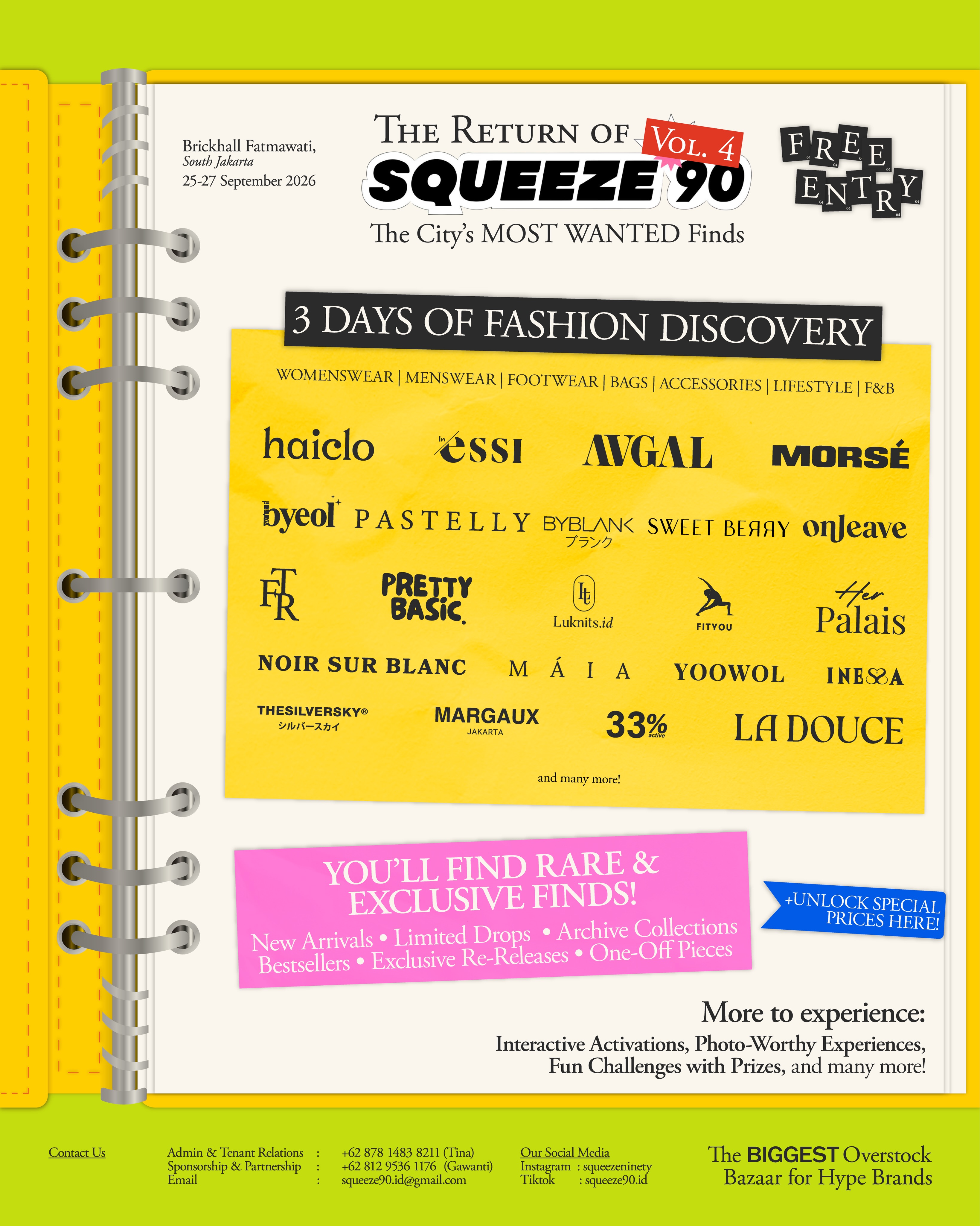 Squeeze90 Facebook ad: THE CITY’S MOST WANTED FASHION FINDS RETURN THIS…