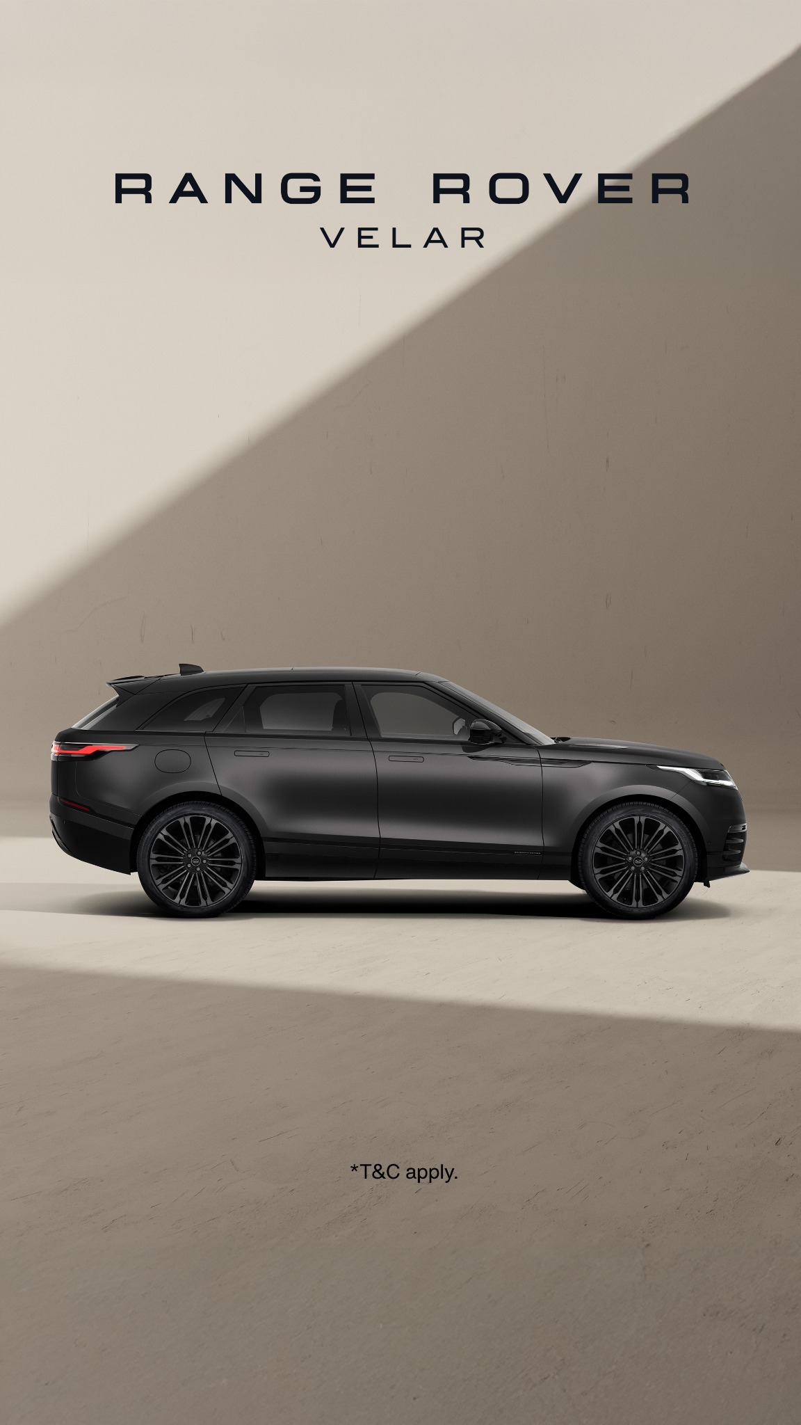 Range Rover Facebook ad