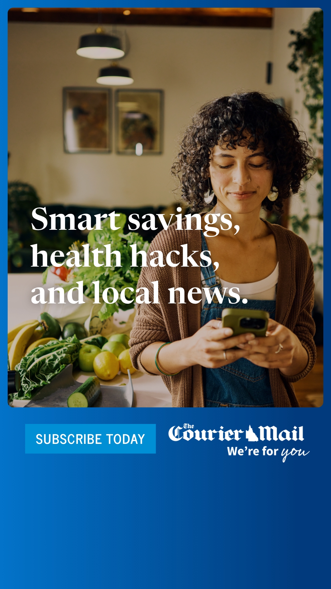 Courier Mail Facebook ad