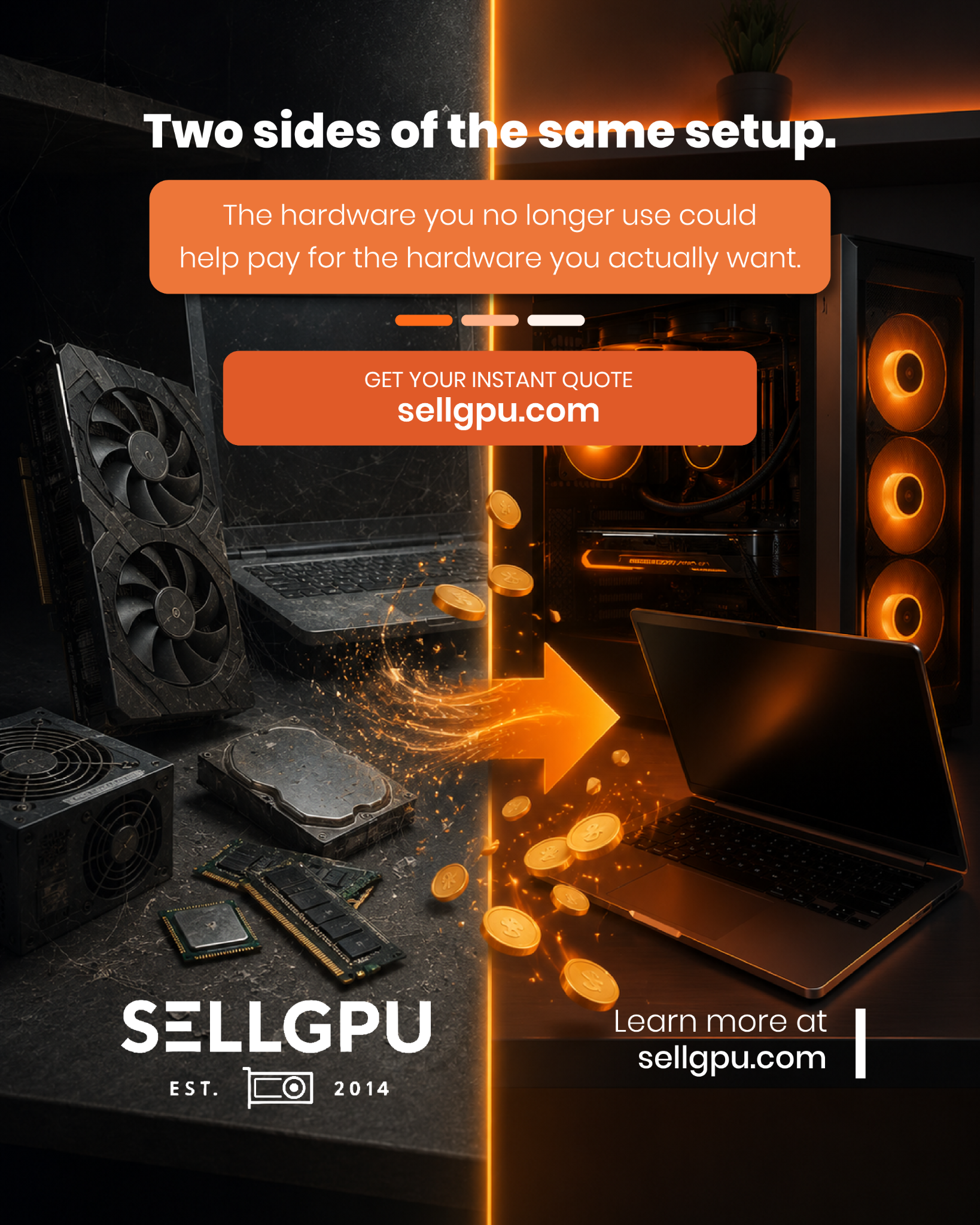 SellGPU.com Facebook ad