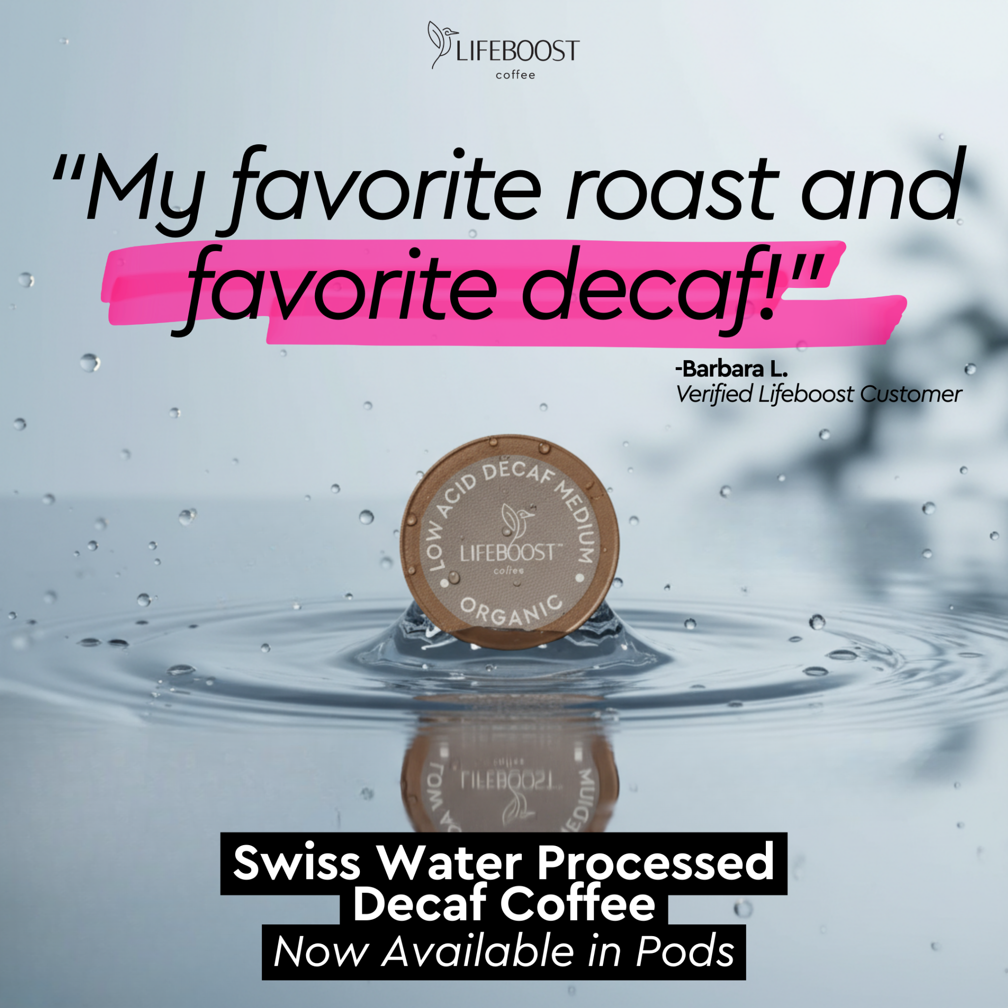 Lifeboost Coffee Facebook ad