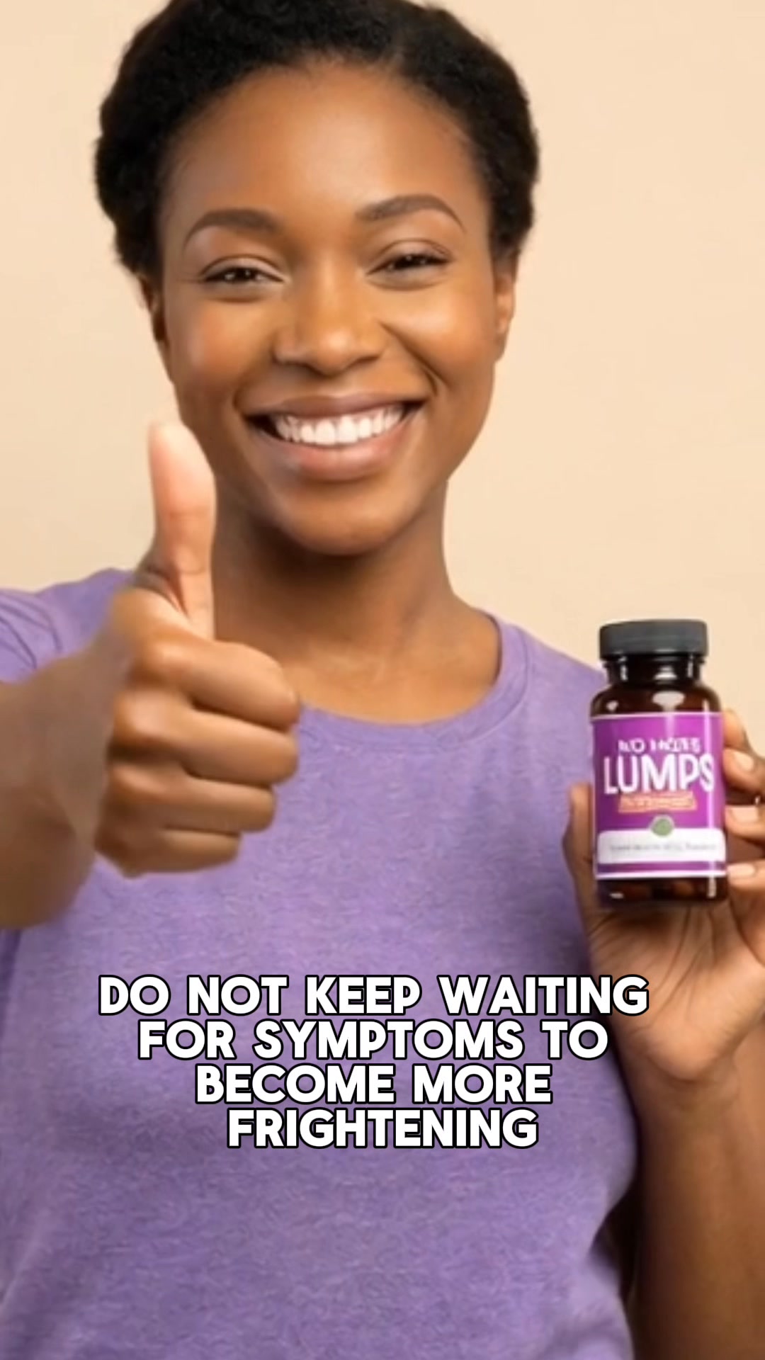 No More Breast Lumps Facebook ad: Breast Lump? Don’t Wait Until It’s Too Late. Fix It…
