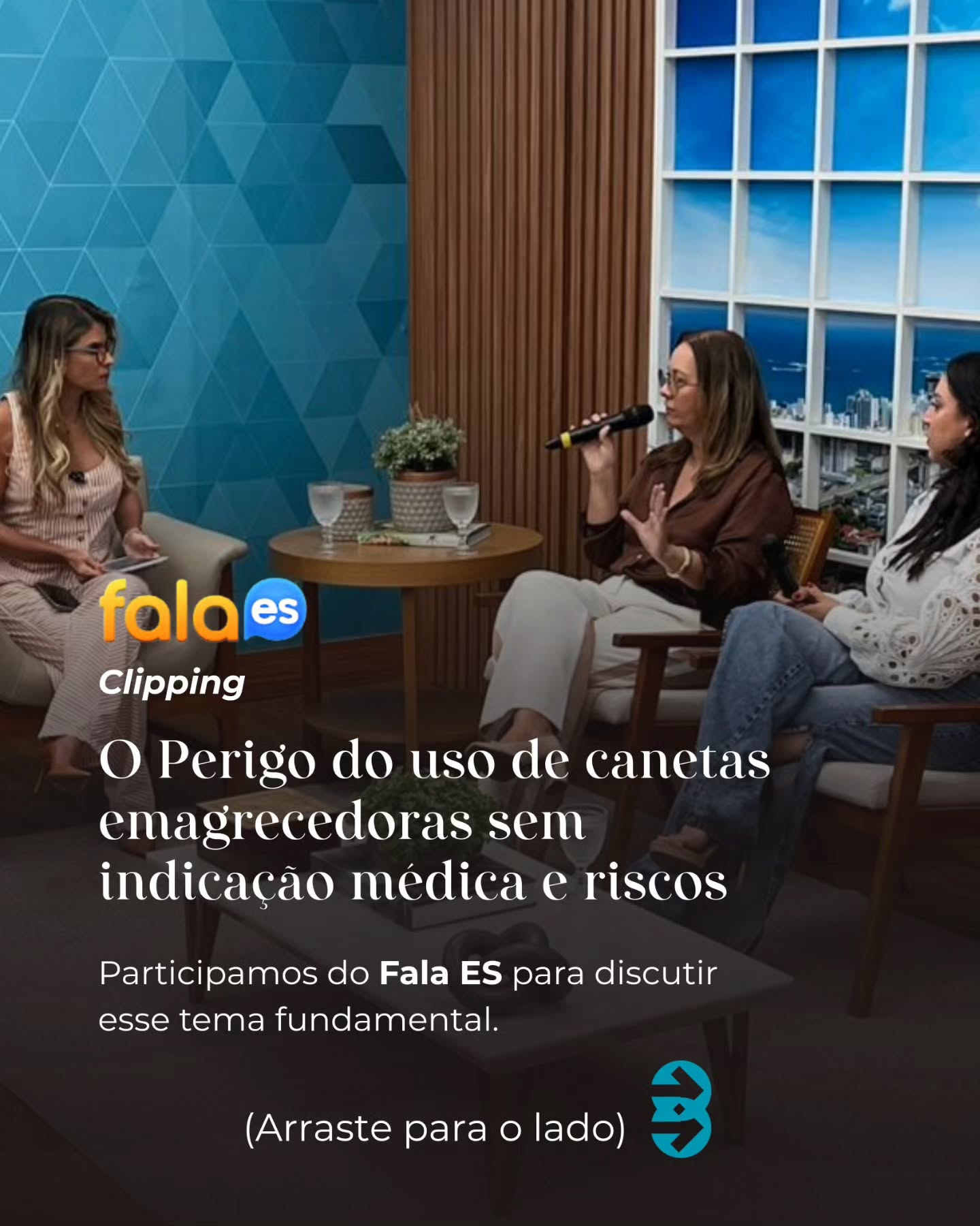 dra.sandra.fernandes Facebook ad: Participamos do Fala ES (@falaes) nesta quarta-feira…
