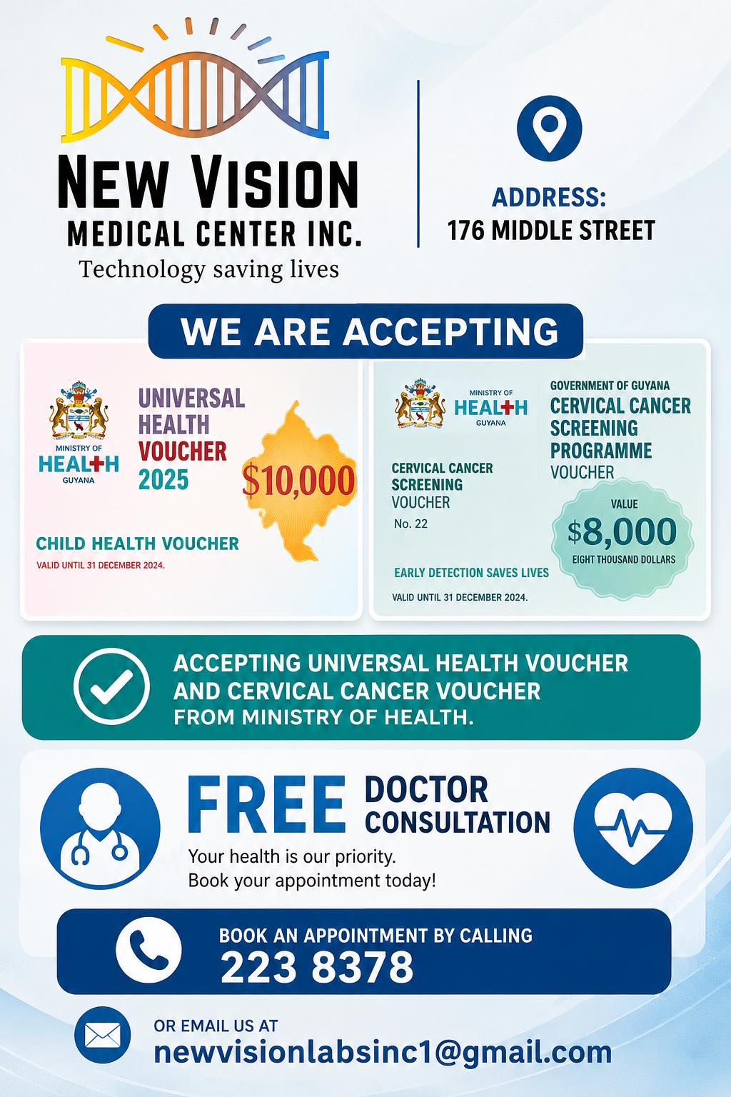 New Vision Medical Center Inc Facebook ad: New Vision Medical Center Inc.