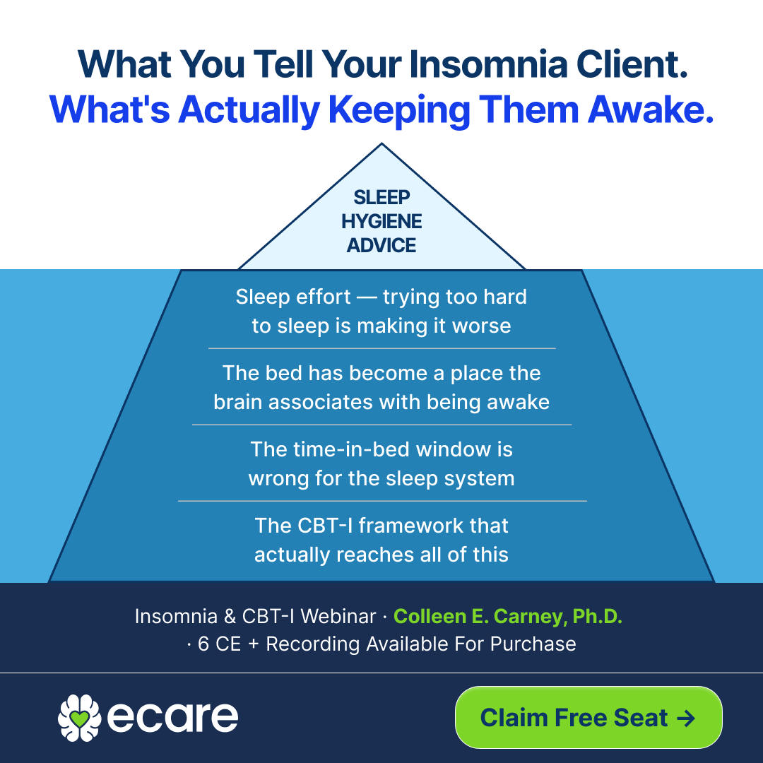 eCare Behavioral Health Institute Facebook ad