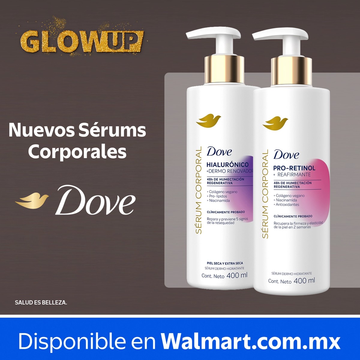 Walmart México Facebook ad: Ese brillo también va con tu rutina
