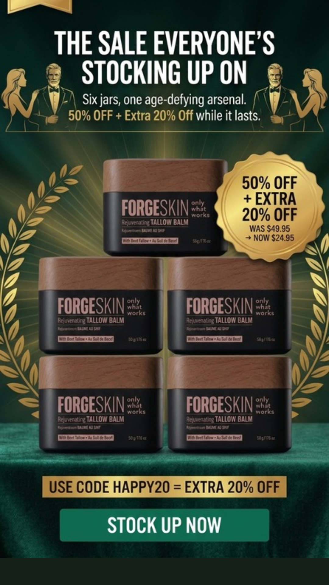 Forge Men Facebook ad