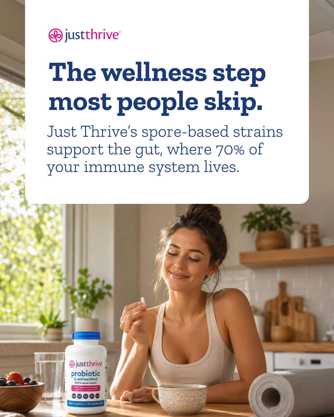 Just Thrive Facebook ad