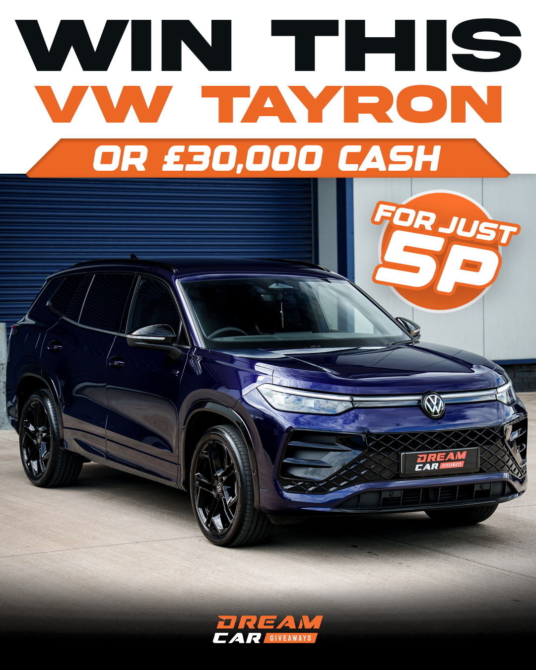 Dream Car Giveaways Facebook ad