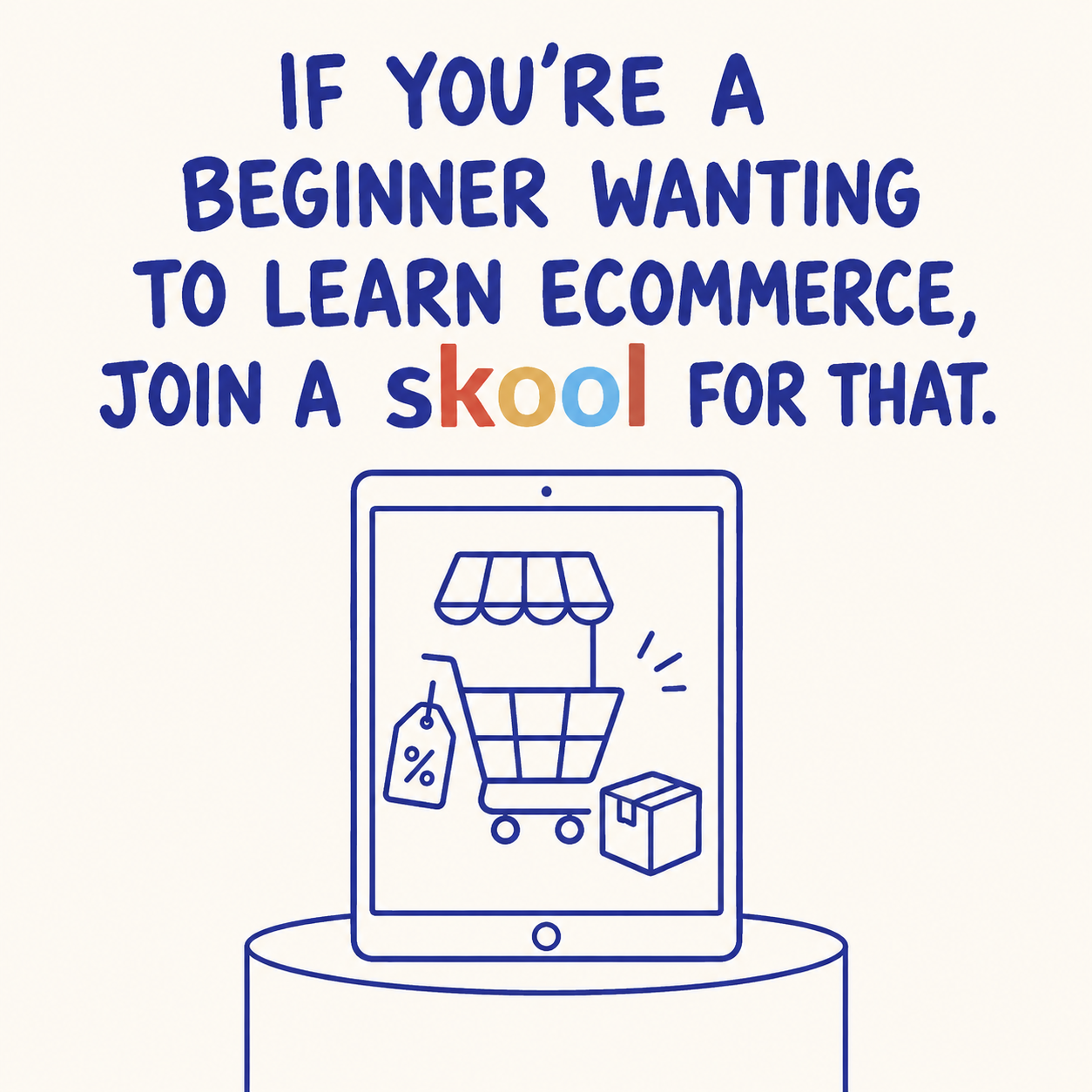 Skool Facebook ad