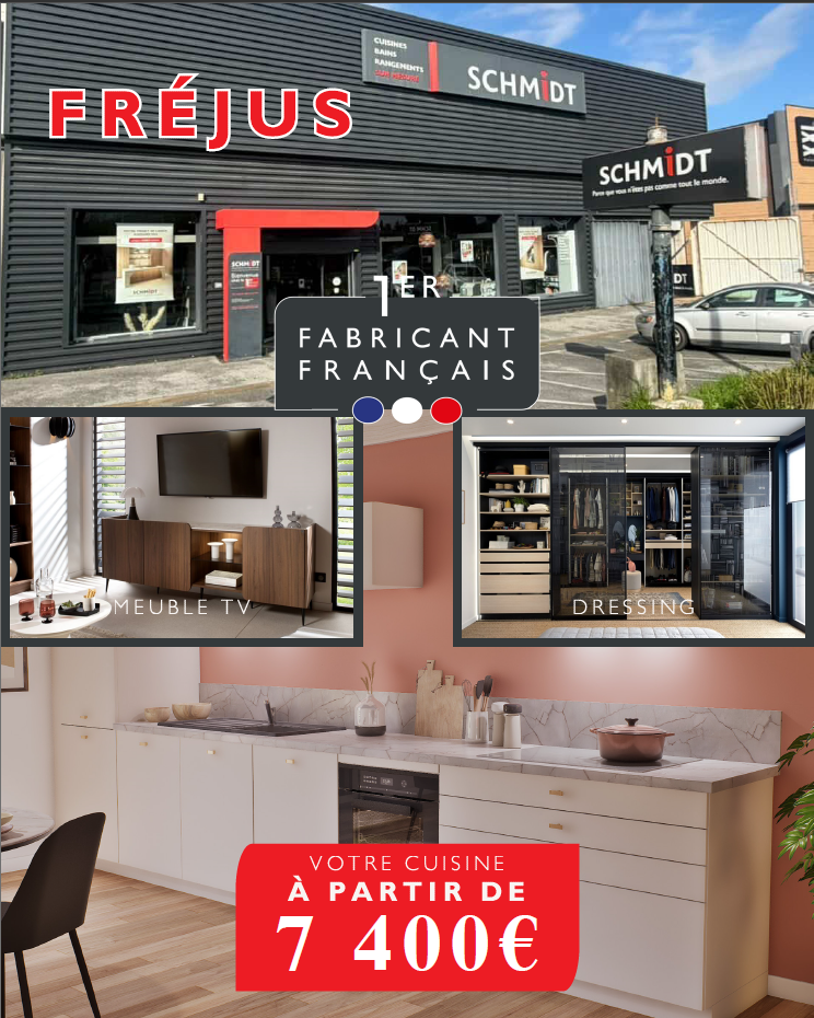 Schmidt Fréjus Facebook ad: Cuisiniste Fréjus - SCHMIDT: Magasin de cuisine, dressing…