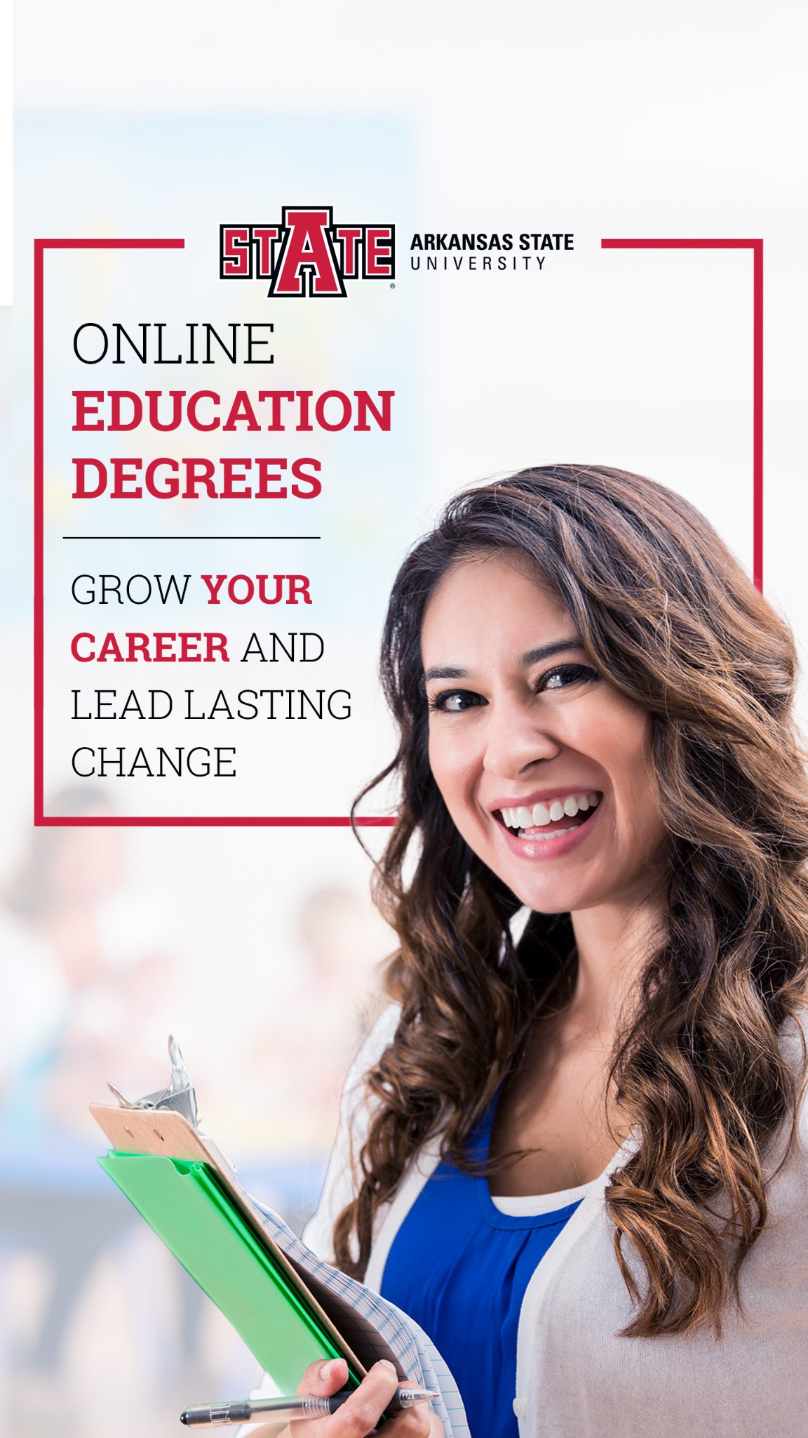 Arkansas State University Facebook ad