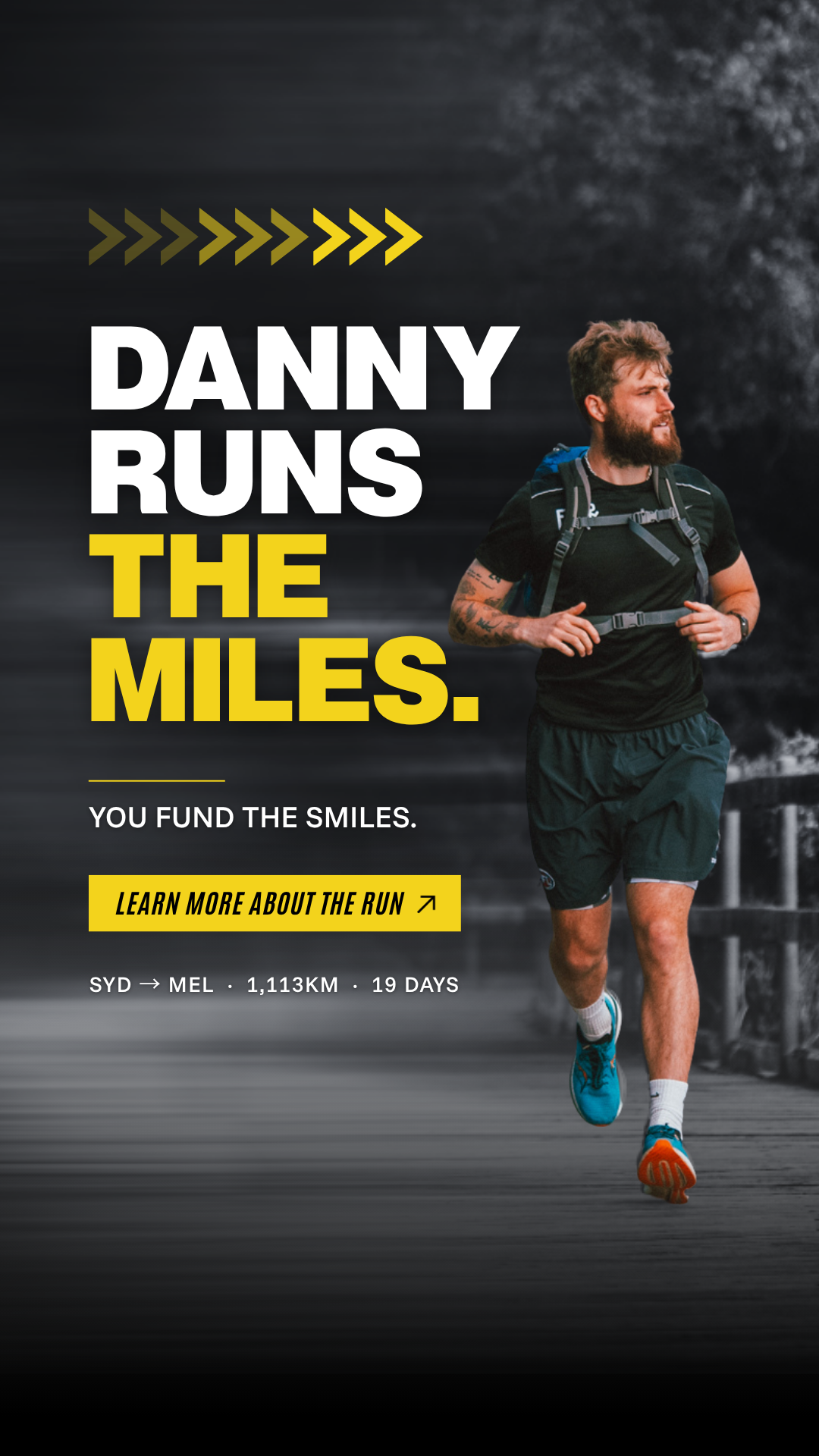 Mental Health Foundation Australia Facebook ad: Support The Mission