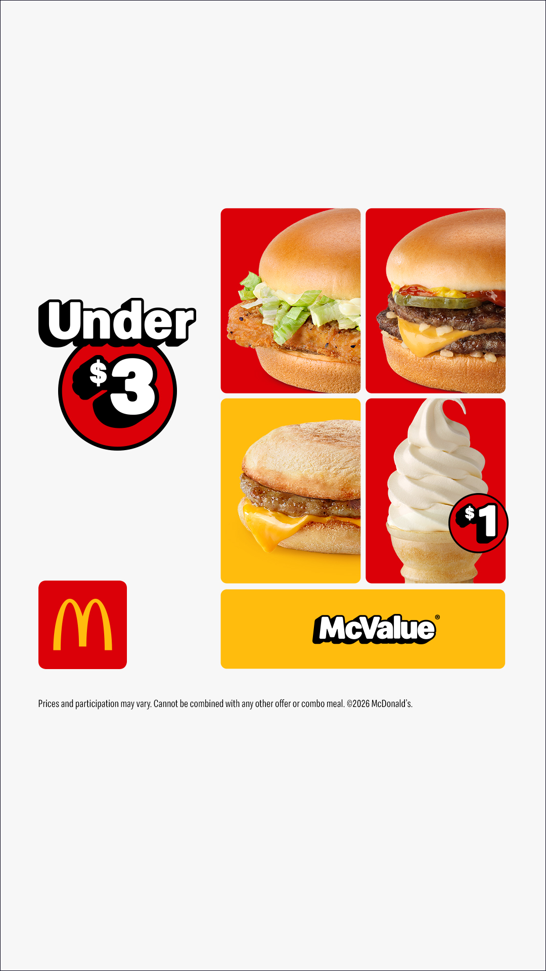 McDonald's Facebook ad