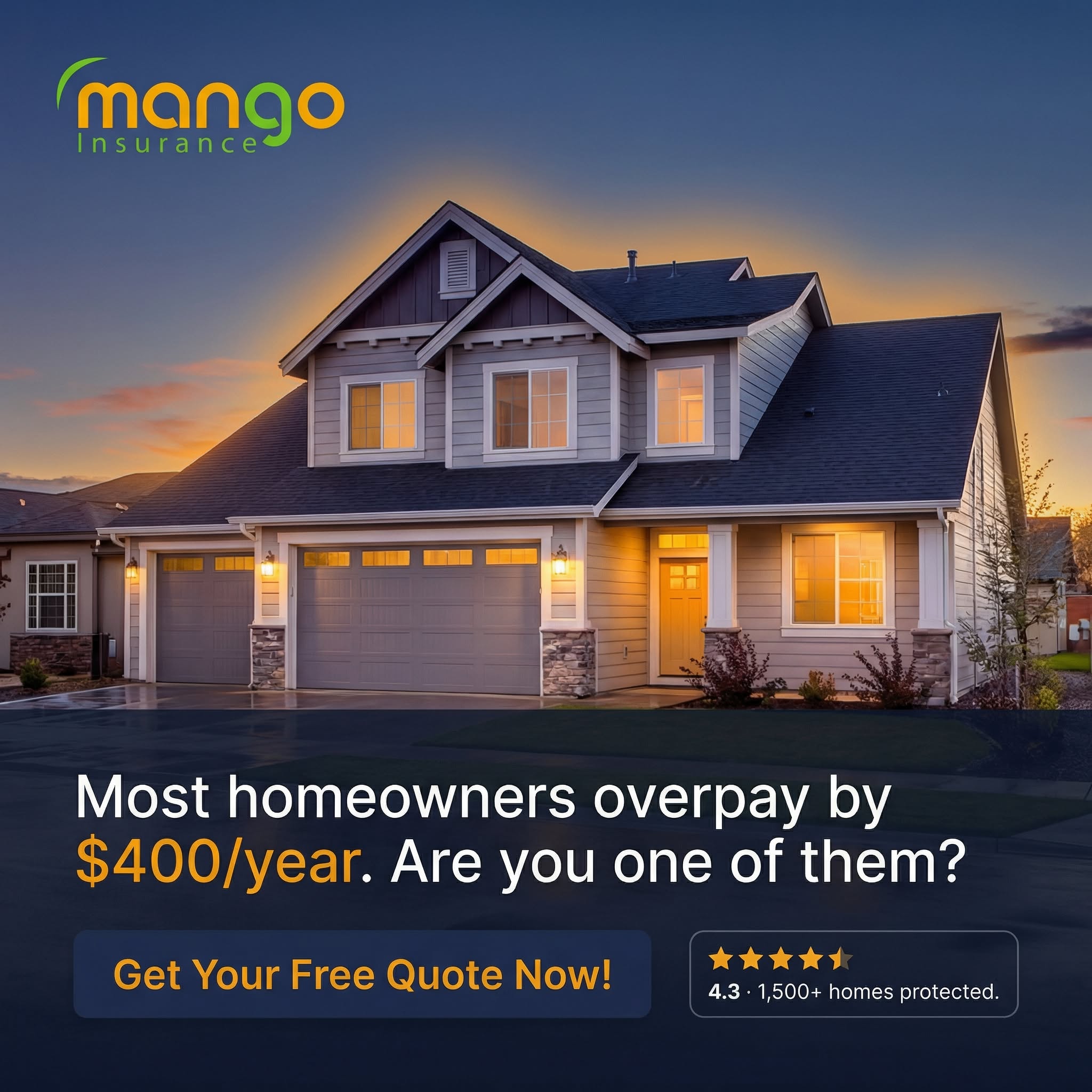Mango Insurance: Kapil Kirkire Facebook ad: Contact me, now!