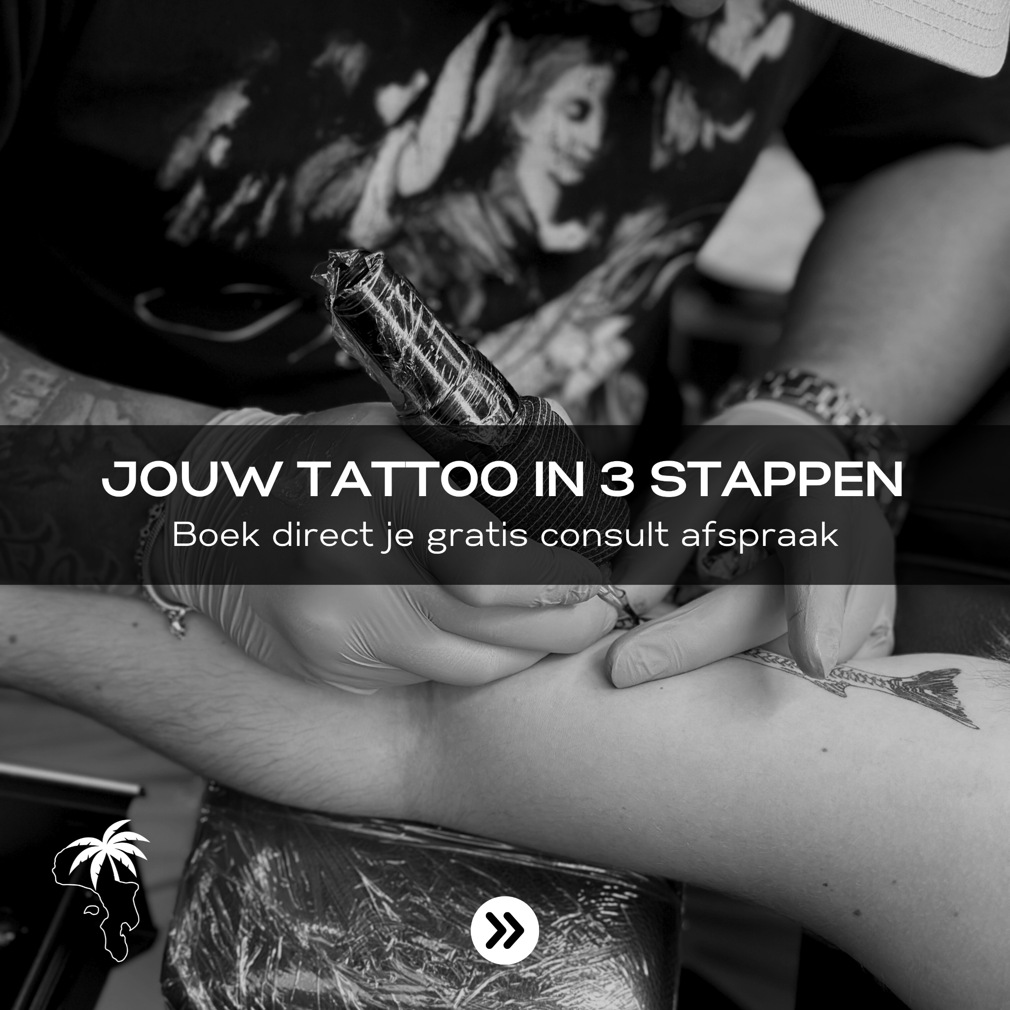 Bonaire Ink Tattoo and Piercing Shop Facebook ad: Tattooboeking zonder gedoe, Ready?